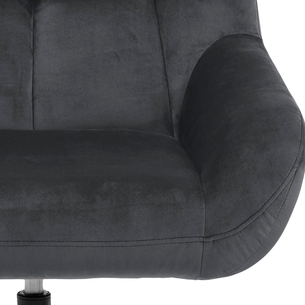 ACTONA GROUP Fauteuil pivotant »Potsdam« 1, 1 cuis tlg. fonction pivotante et coutures carrées, avec pieds en métal noir
