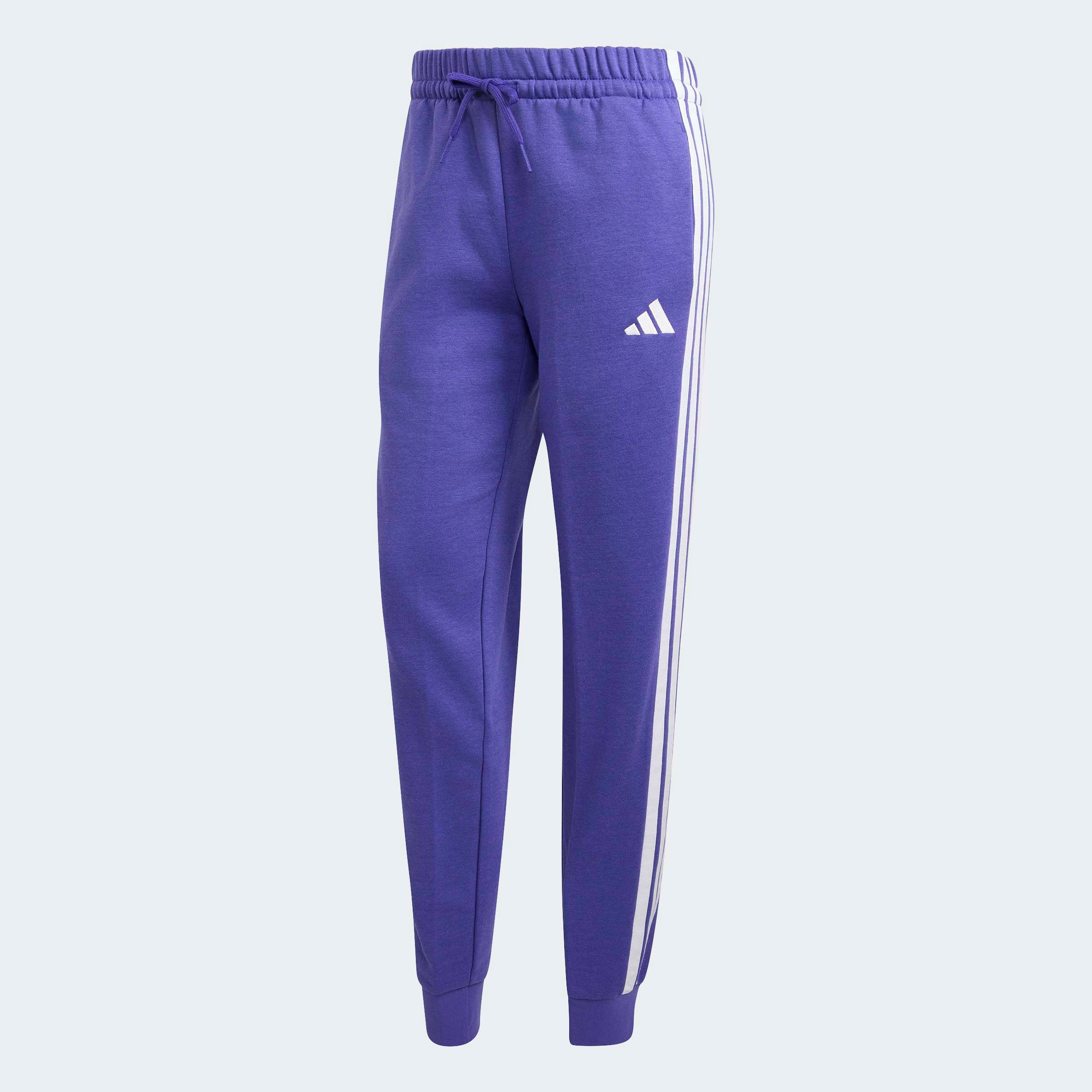 adidas Sportswear Pantalon de sport »ESSENTIALS 3-STRIPES FLEECE SLIM JOGGERS«  coupe étroite, pour activités variées, en mélange de coton