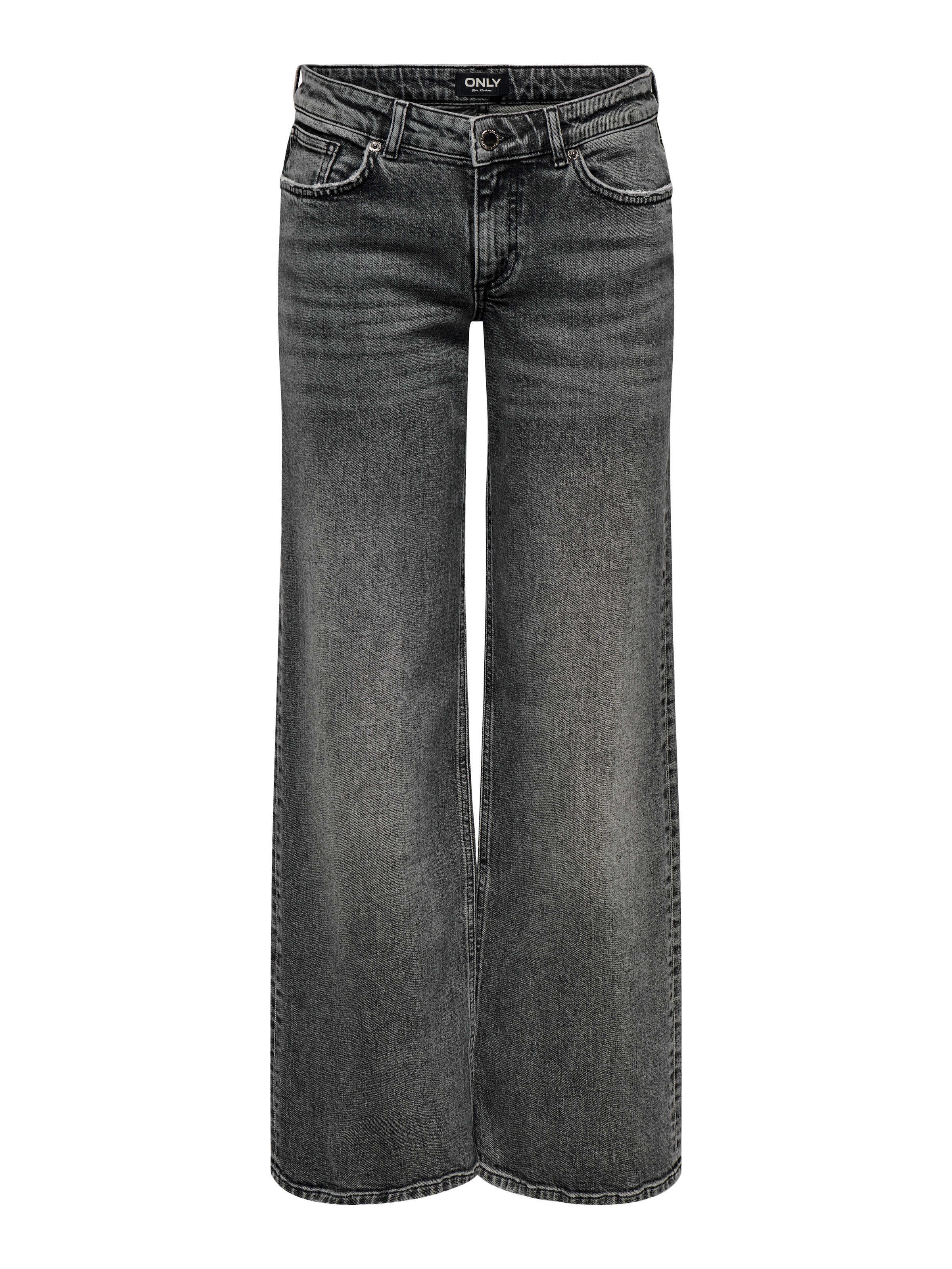 ONLY Jeans taille basse »ONLJUICY LW WIDE DNM DOT890 NOOS« mélange de coton
