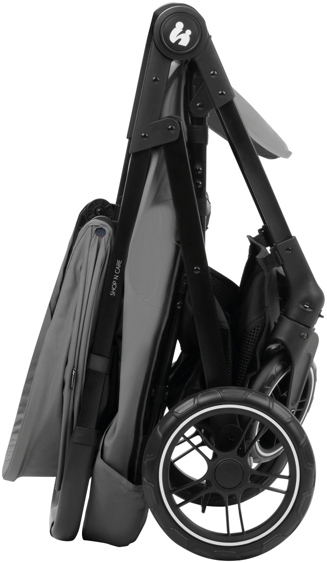 Hauck Poussette pour enfants »Shop N Care, Grey« 22 kilos bis 22 kg belastbar; kompatibel mit Babyschale