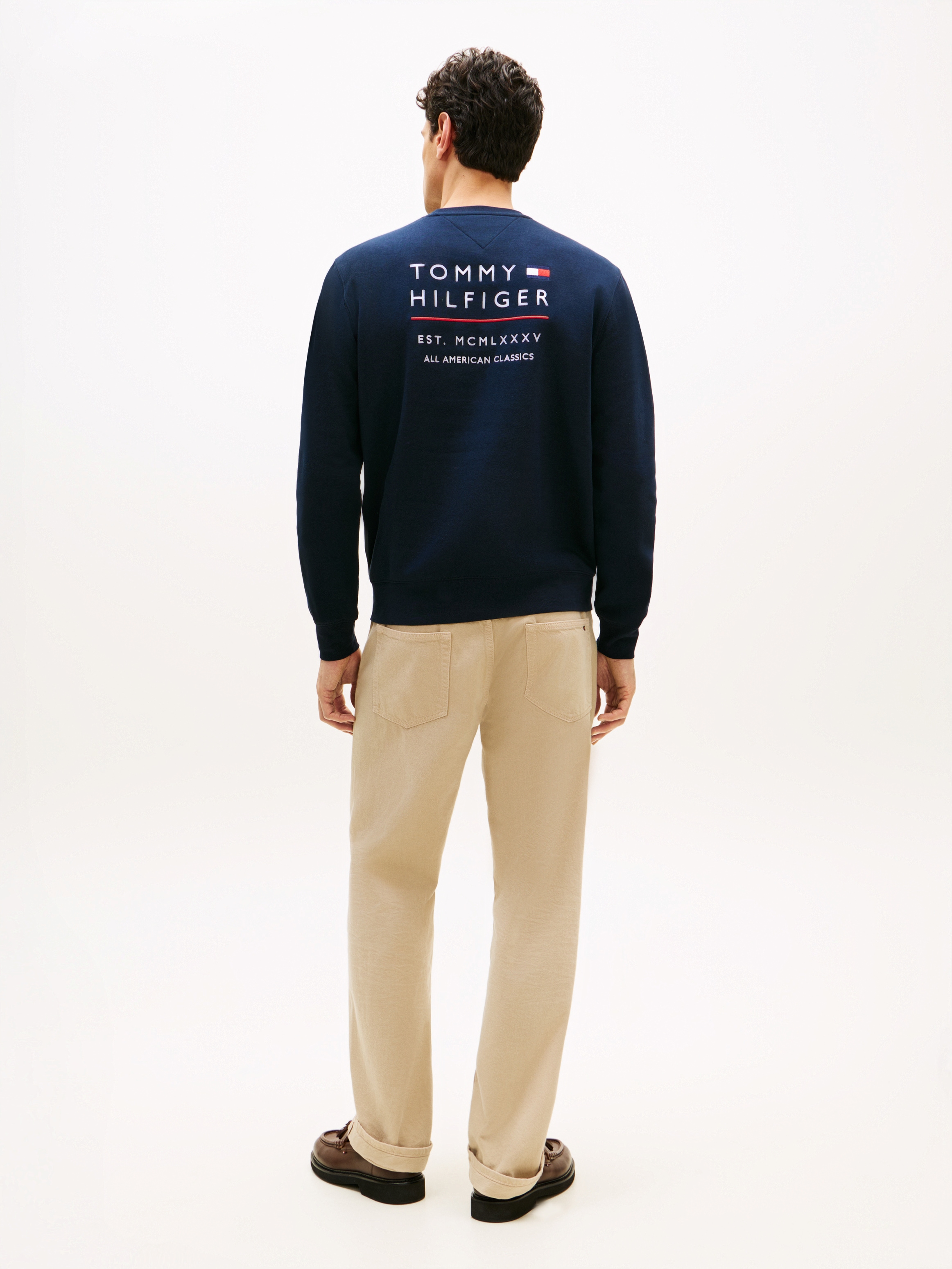 Tommy Hilfiger Sweat-shirt »BRAND LOVE TERRY EMBROIDDERY STACK«
