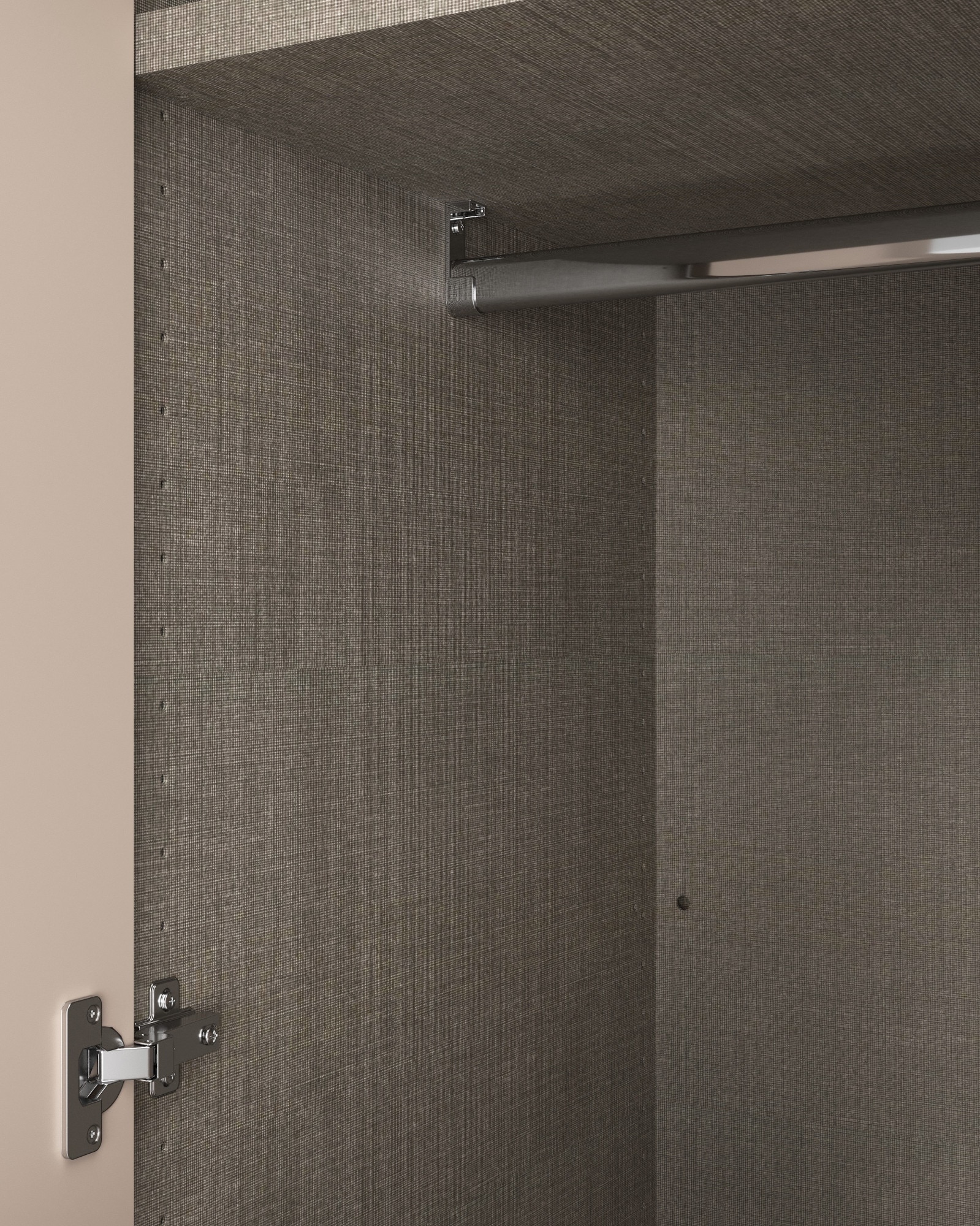 INOSIGN Kleiderschrank »RUBINO, Drehtürenschrank,Schlafzimmerschrank mit hochwertigem Alugriff« 1 Stk. tlg. Made in Italy, in Breite wählbar, Basisausführung, Zubehör extra