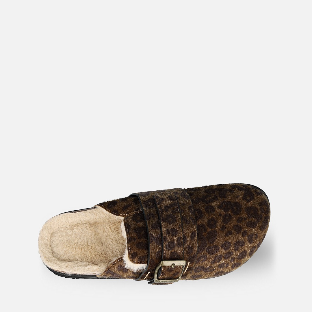 O'Neill Chausson »LERRY FUR MULE WOMEN LOW«  avec motif léopard