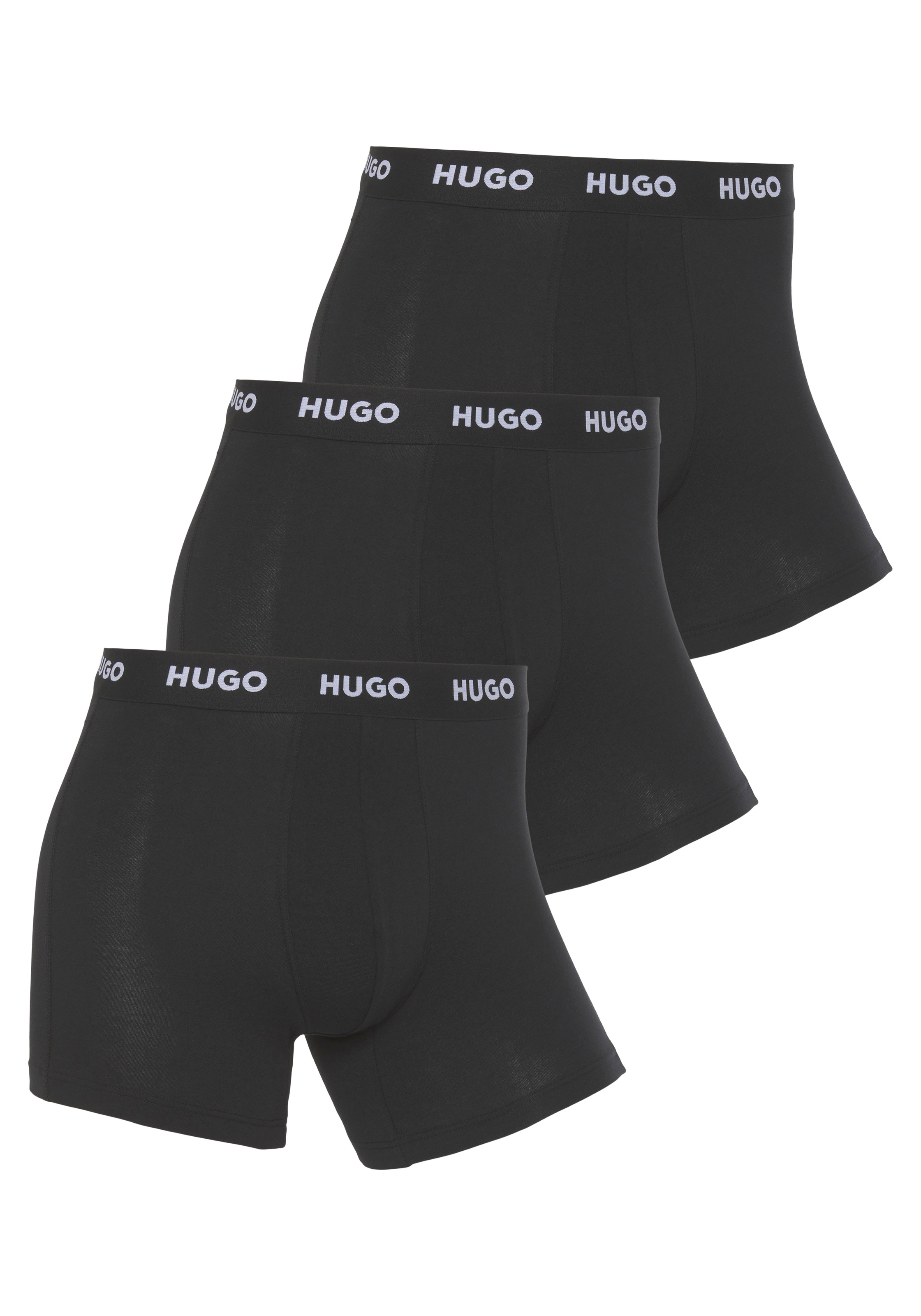 HUGO Underwear Boxer »BOXERBR TRIPLET PACK« 3 Stk. mit HUGO Logo-Elastikbund
