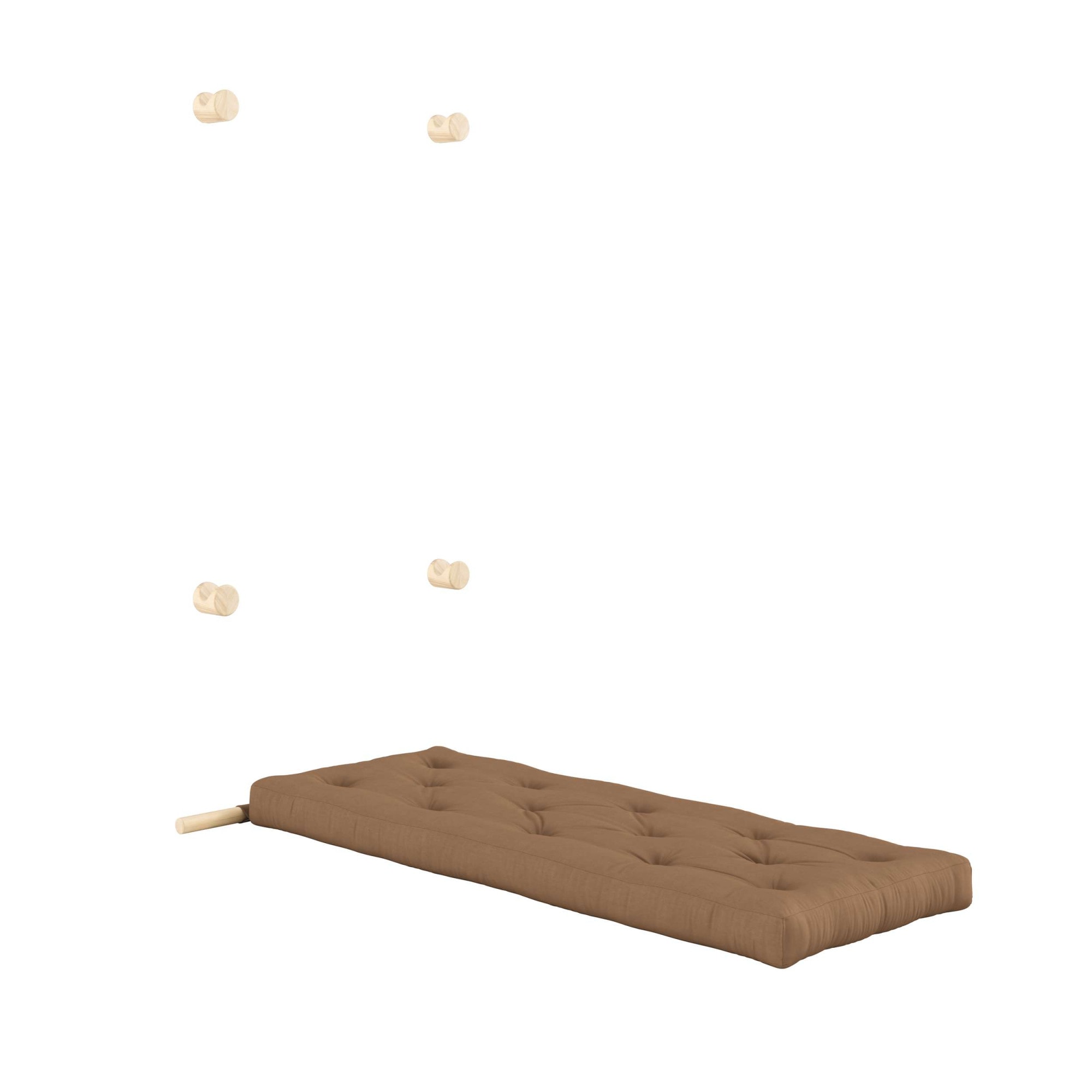 Karup Design Schlafsofa »Hooked Sofa Bed / Sleeper Chair – Sitz- oder Schlafplatz, platzsparend« Futonmatratze inkl. Halterungsset aus FSC®-zertifiziertem Massivholz