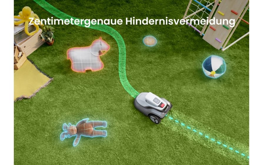   Robot tondeuse »Terramow V1000 1200 m²«  Kabelloser, KI-gesteuerter Mähroboter