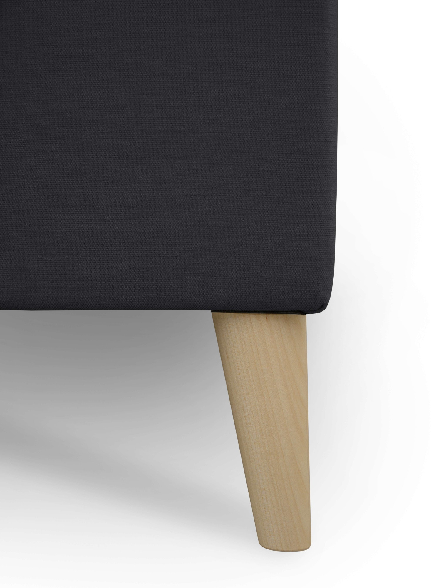 GOODproduct 2-Sitzer »Oland Skandi, weicher Chenille-Stoff« 164 cm, Wellenunterfederung, Skandi-Design, Massivholzfüsse