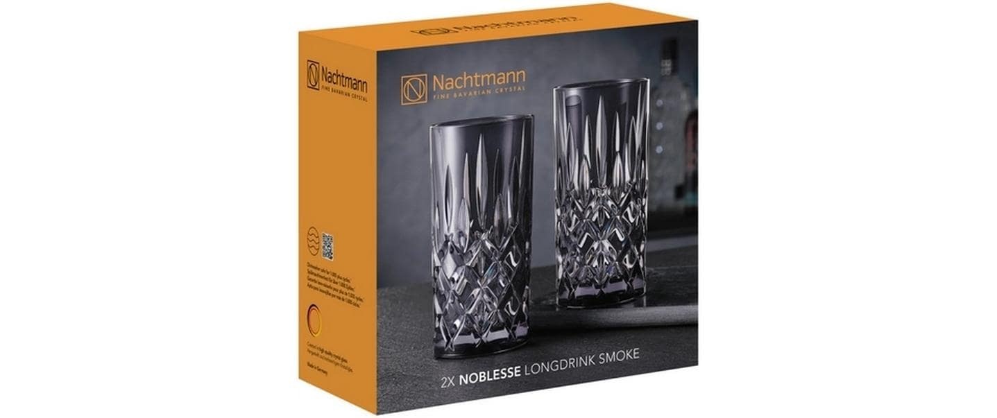 Nachtmann Verre à long drink »Noblesse, Smoke, 2 Stück«