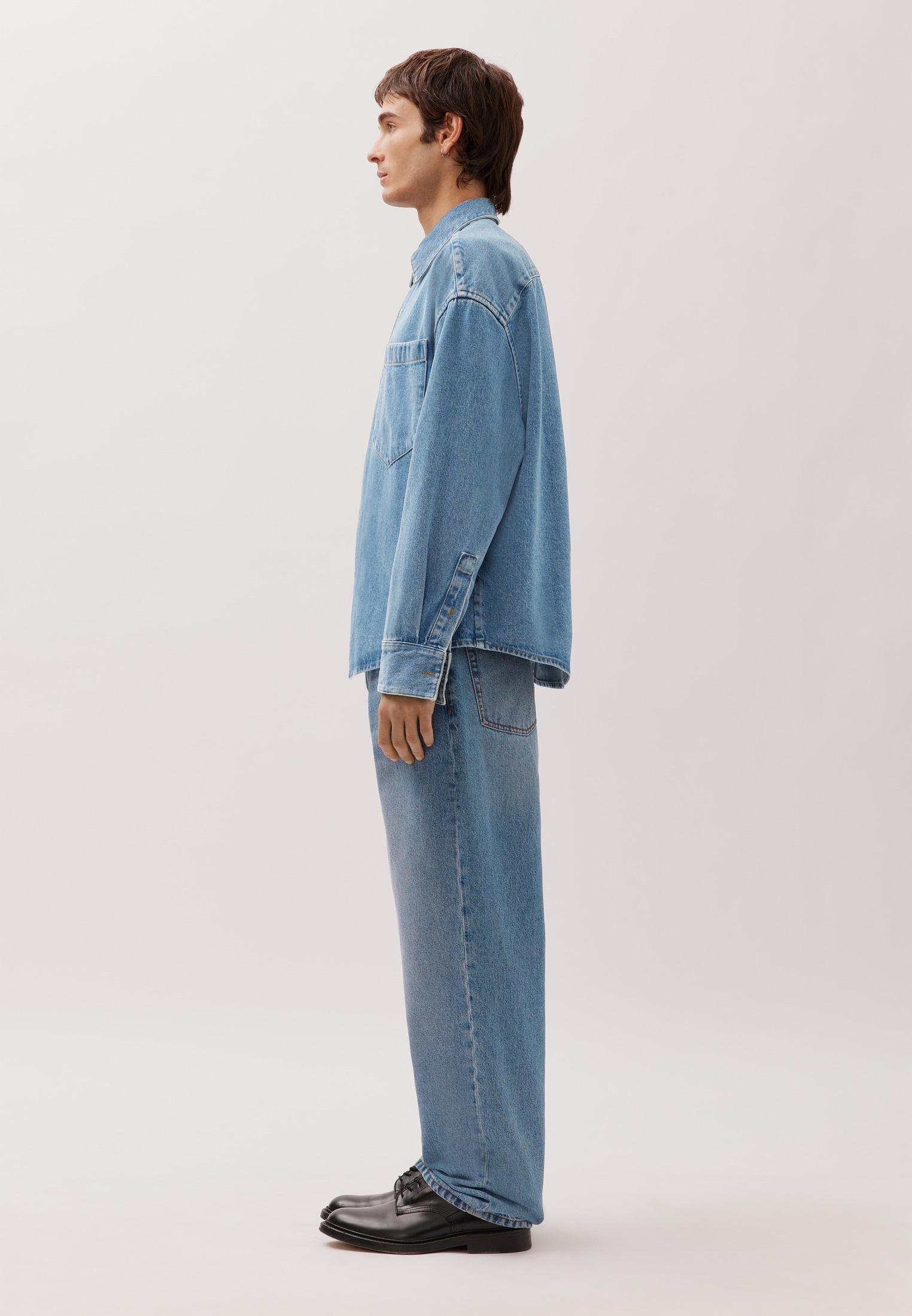 studio seidensticker Chemise d'affaires Oversized 1/1 Kentkragen Denim