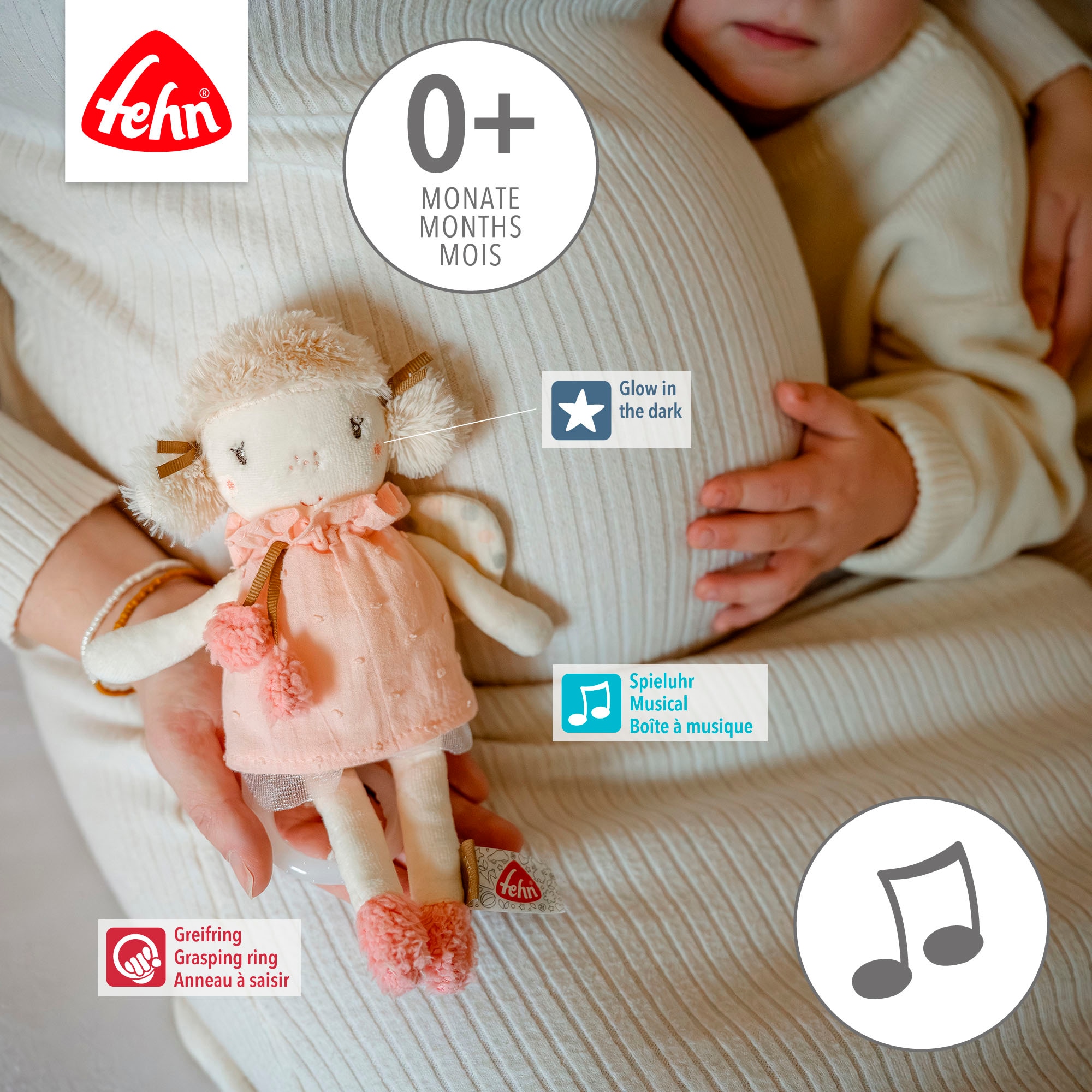 Fehn Boîte à musique »feehnLAND, Mini-Spieluhr Fee«