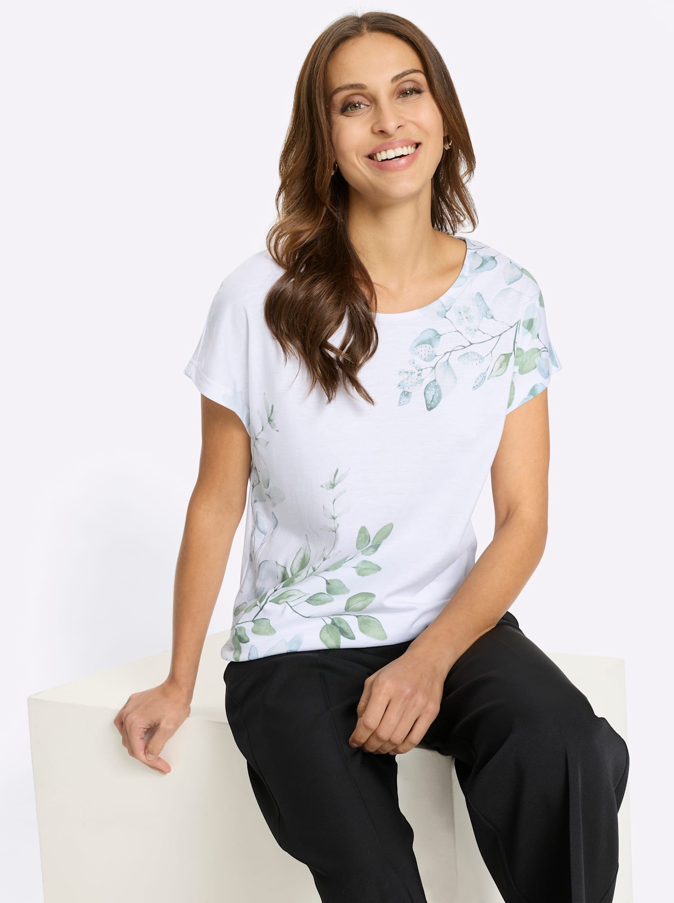 Lady Print-Shirt »Rundhals-Shirt« 1 tlg.