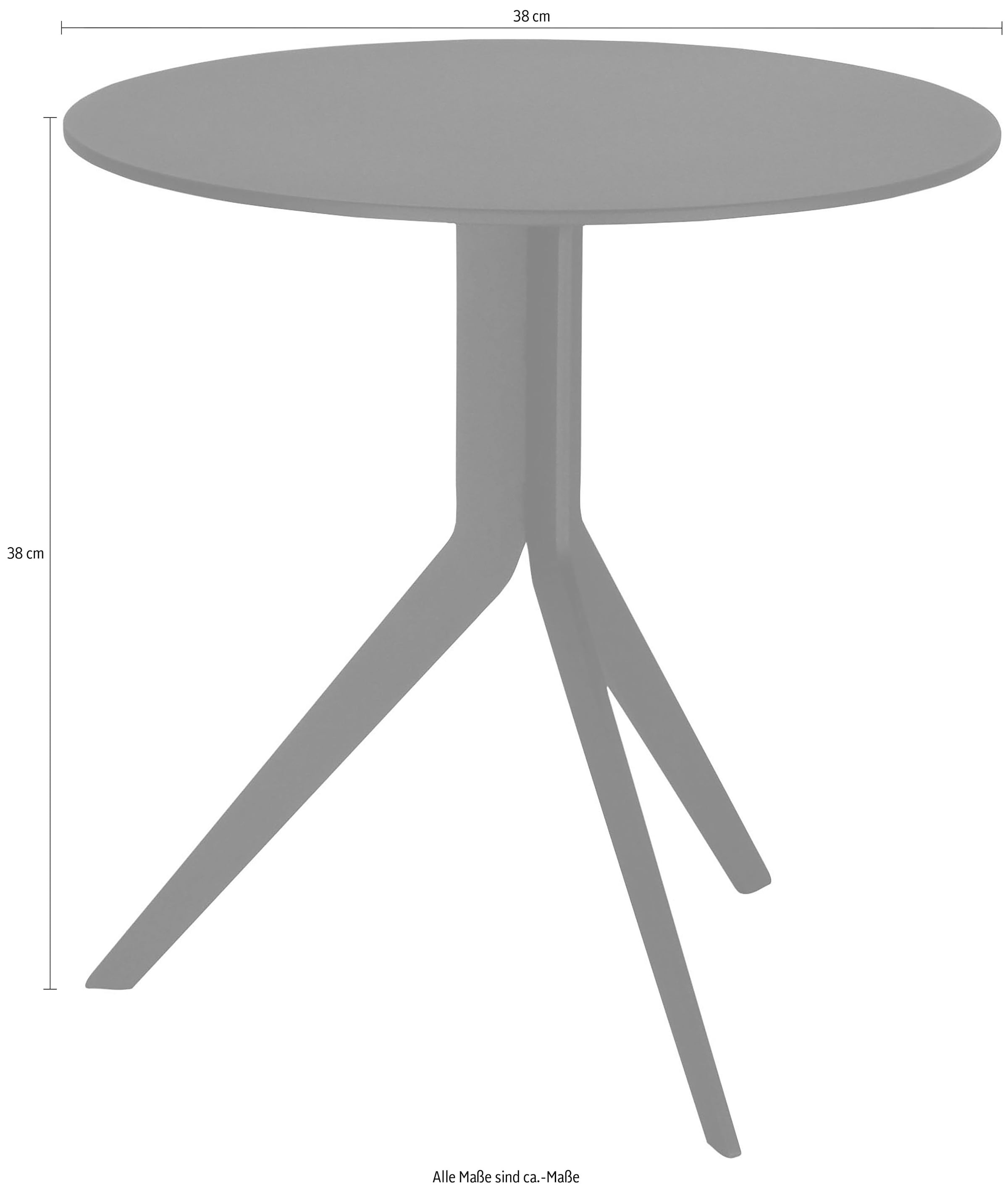 Spinder Design Table d'appoint »Daley« métal, solide, durable