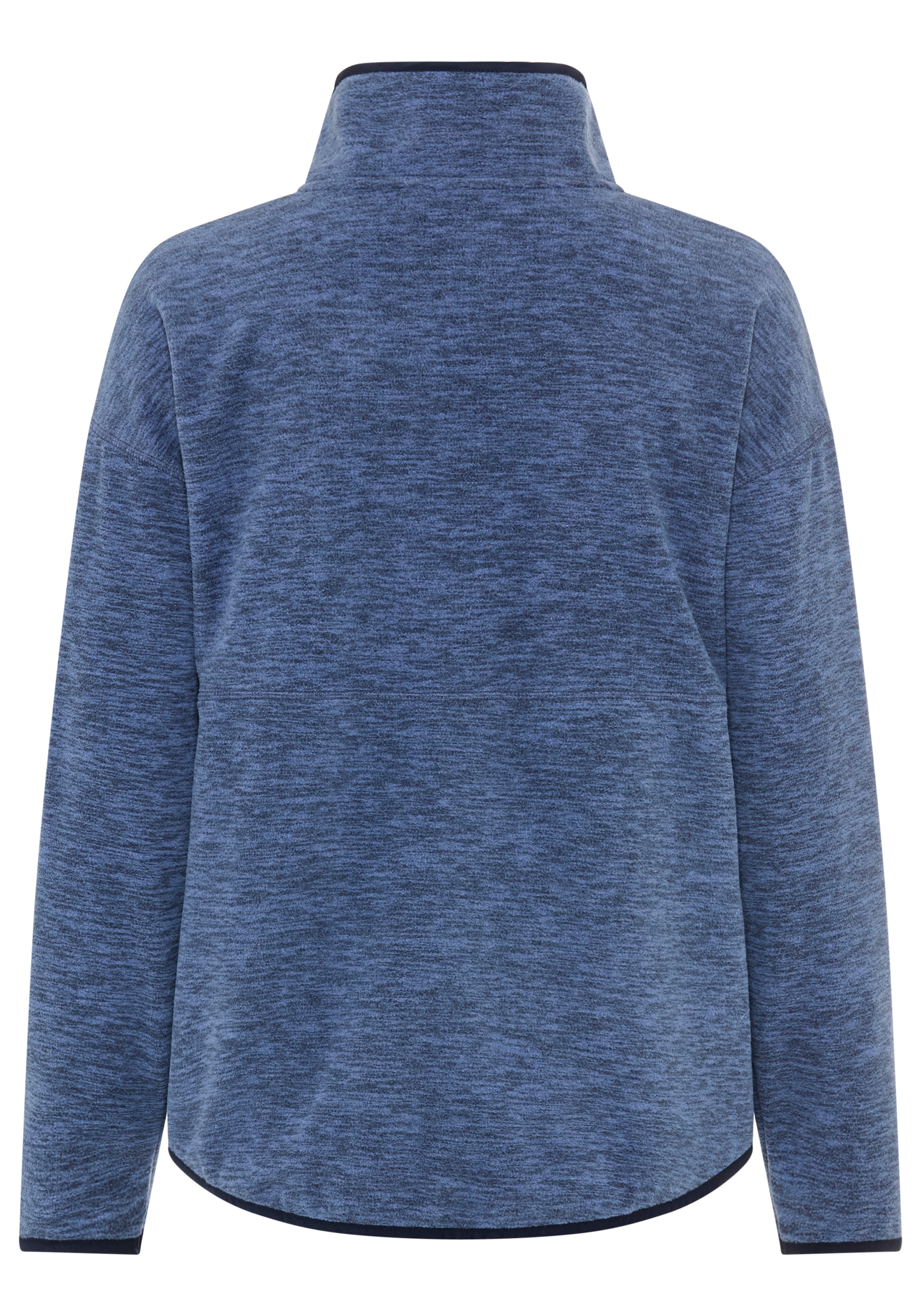 Ocean Sportswear Fleecepullover , mit Logostickerei, mit Reissverschluss, mit Kängurutasche
