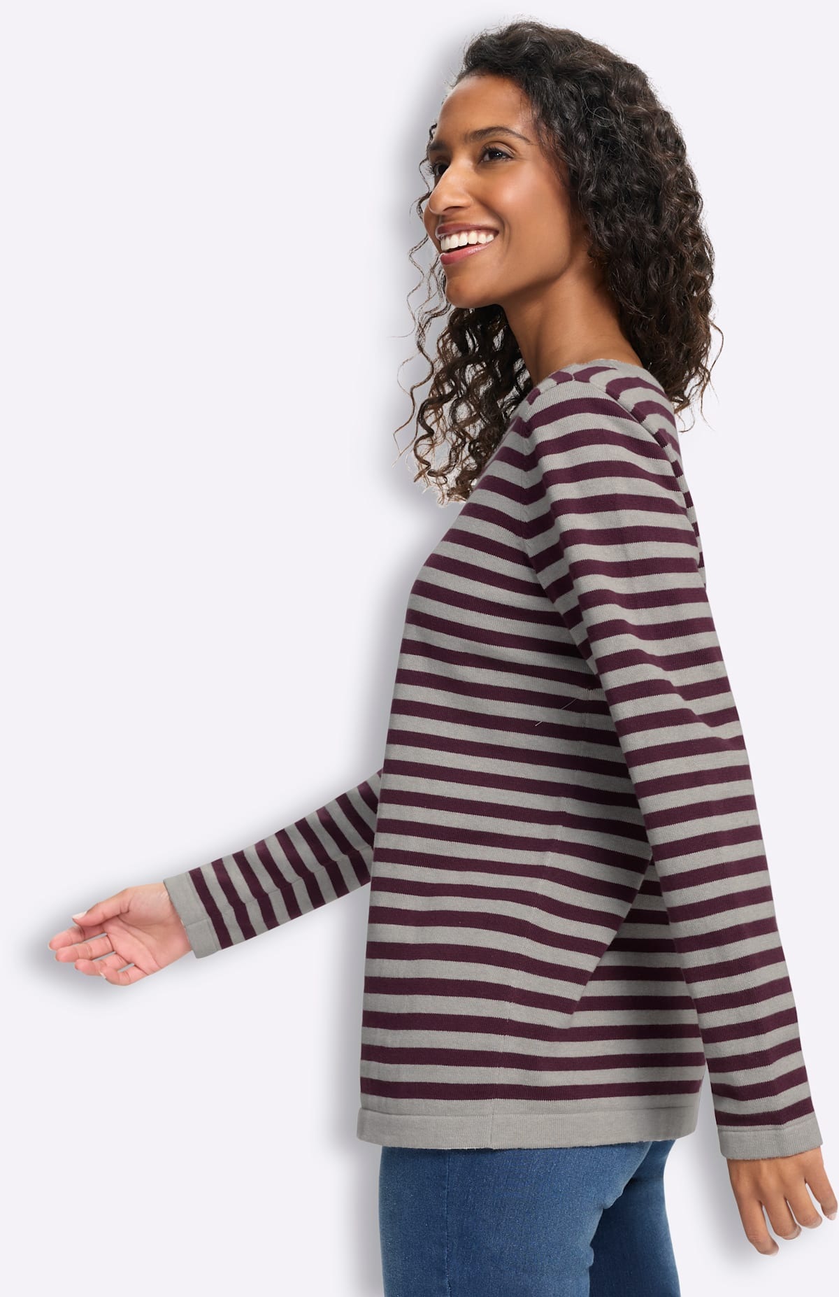 heine Pull en tricot »Ringel-Pullover«