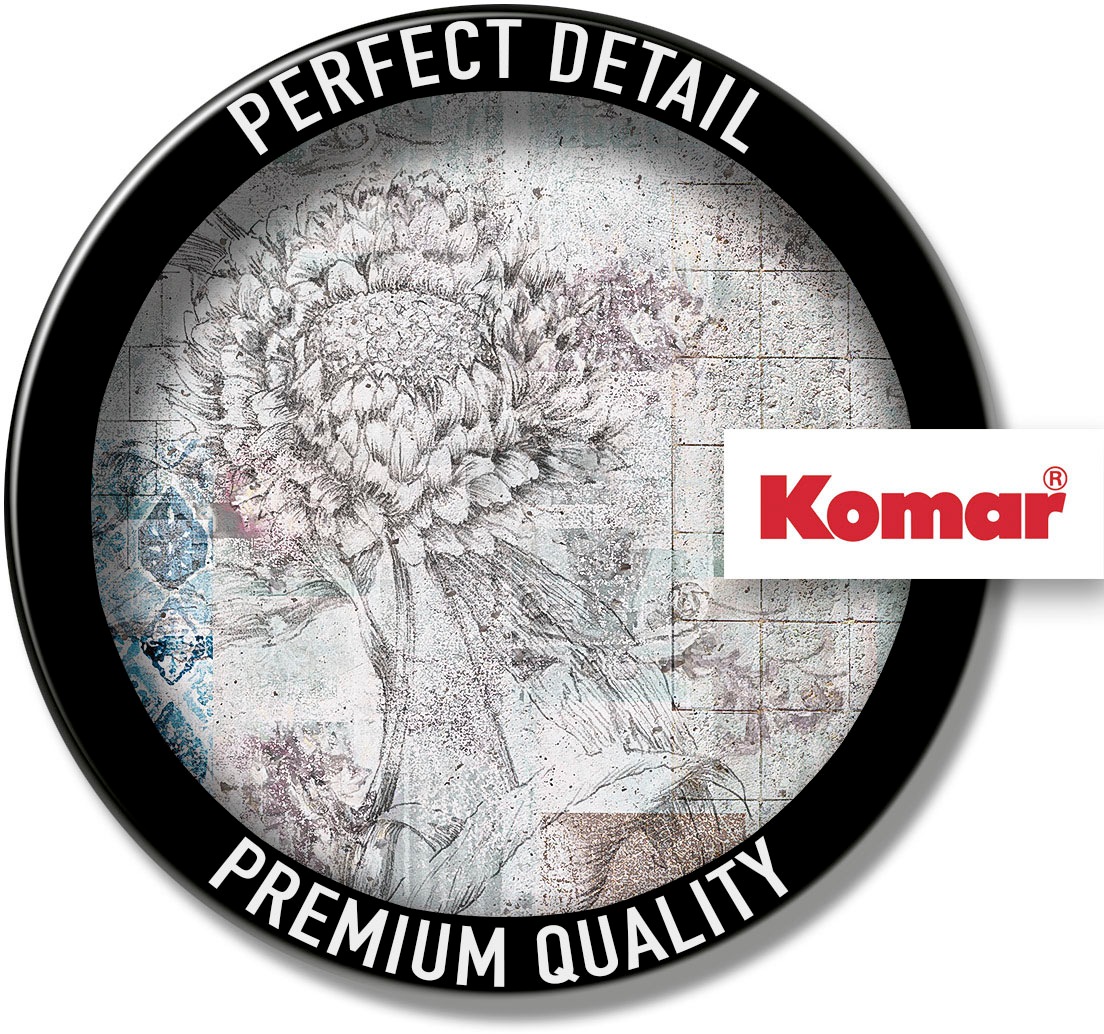 Komar Vliestapete »Digitaldruck Vlies -  Patches - Grösse 400 x 260 cm« bedruckt glatt Wohnzimmer, Schlafzimmer