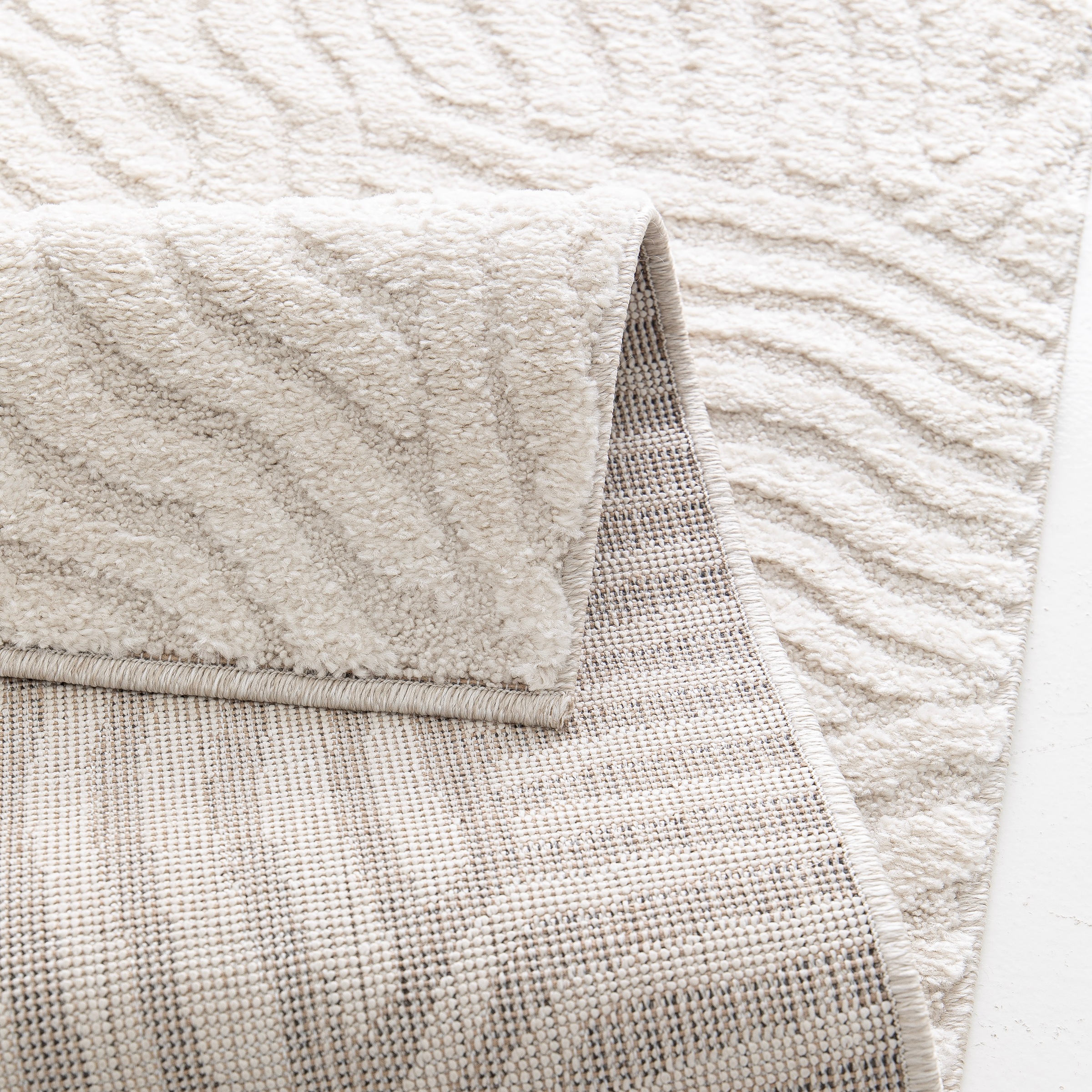 GOODproduct Tapis »Segovia, Supersoft, 3D- Design, weiche Haptik, modernes Design« Rectangulaire 9 mm Höhe Hoch-Tief-Struktur, Wohnzimmer, Esszimmer, Schlafzimmer