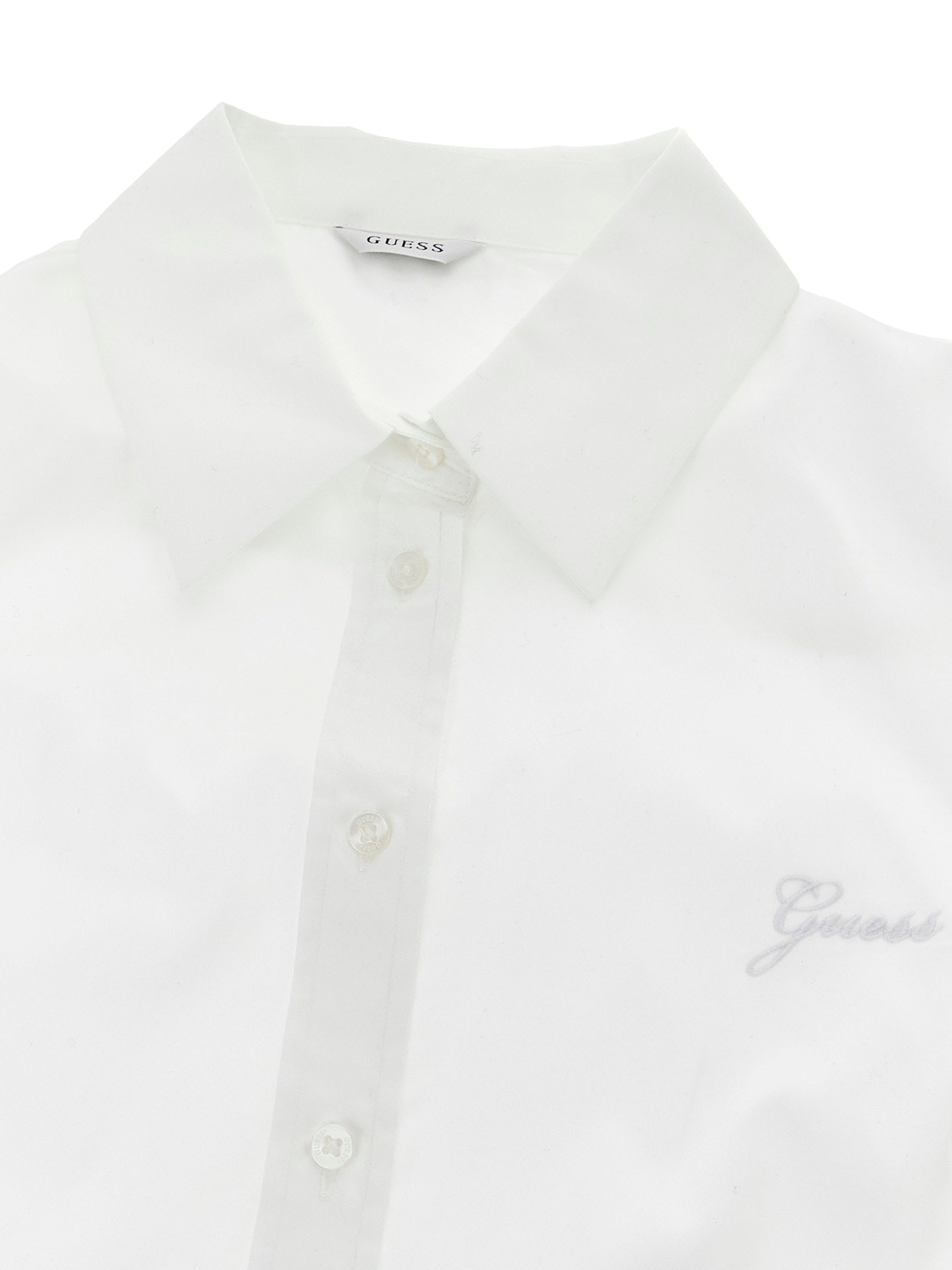 Guess Blouse chemise »NEW CATE SHIRT« mit Logostickerei, Slim Fit