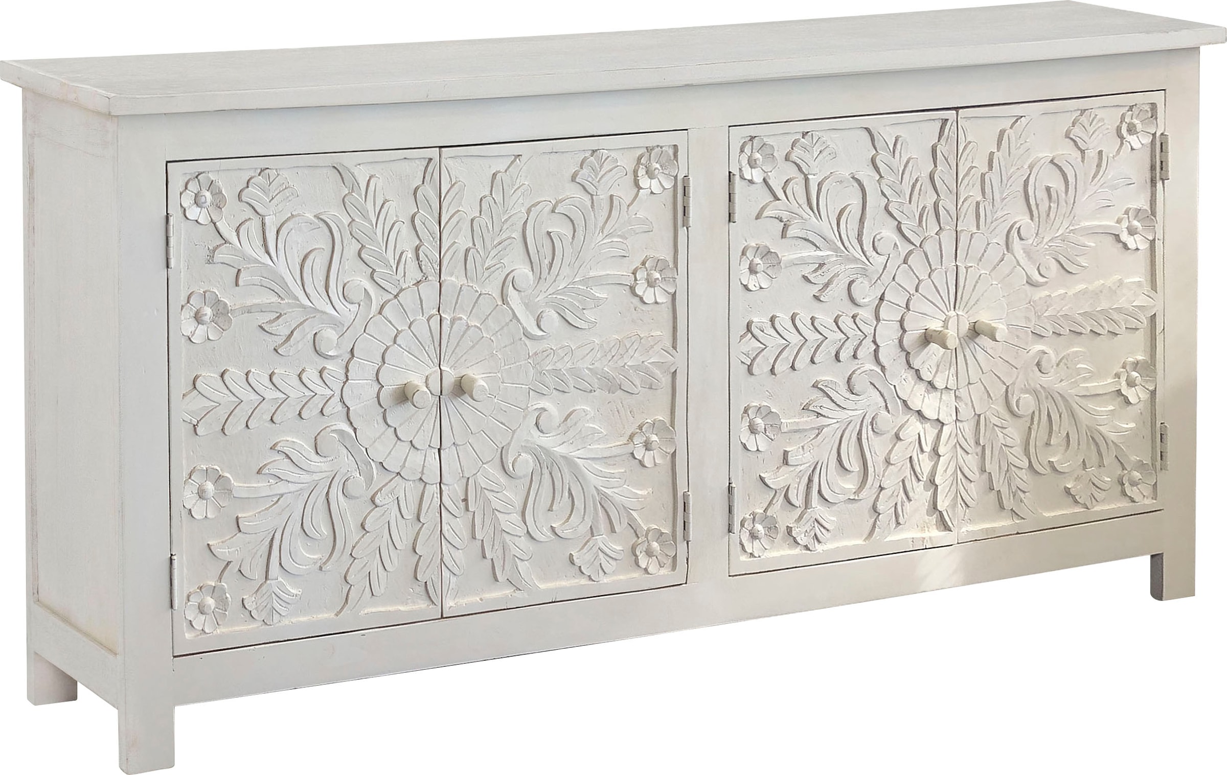 GOODproduct Sideboard »Fenris« Kommode aus massiven Mangoholz, Breite 175 cm