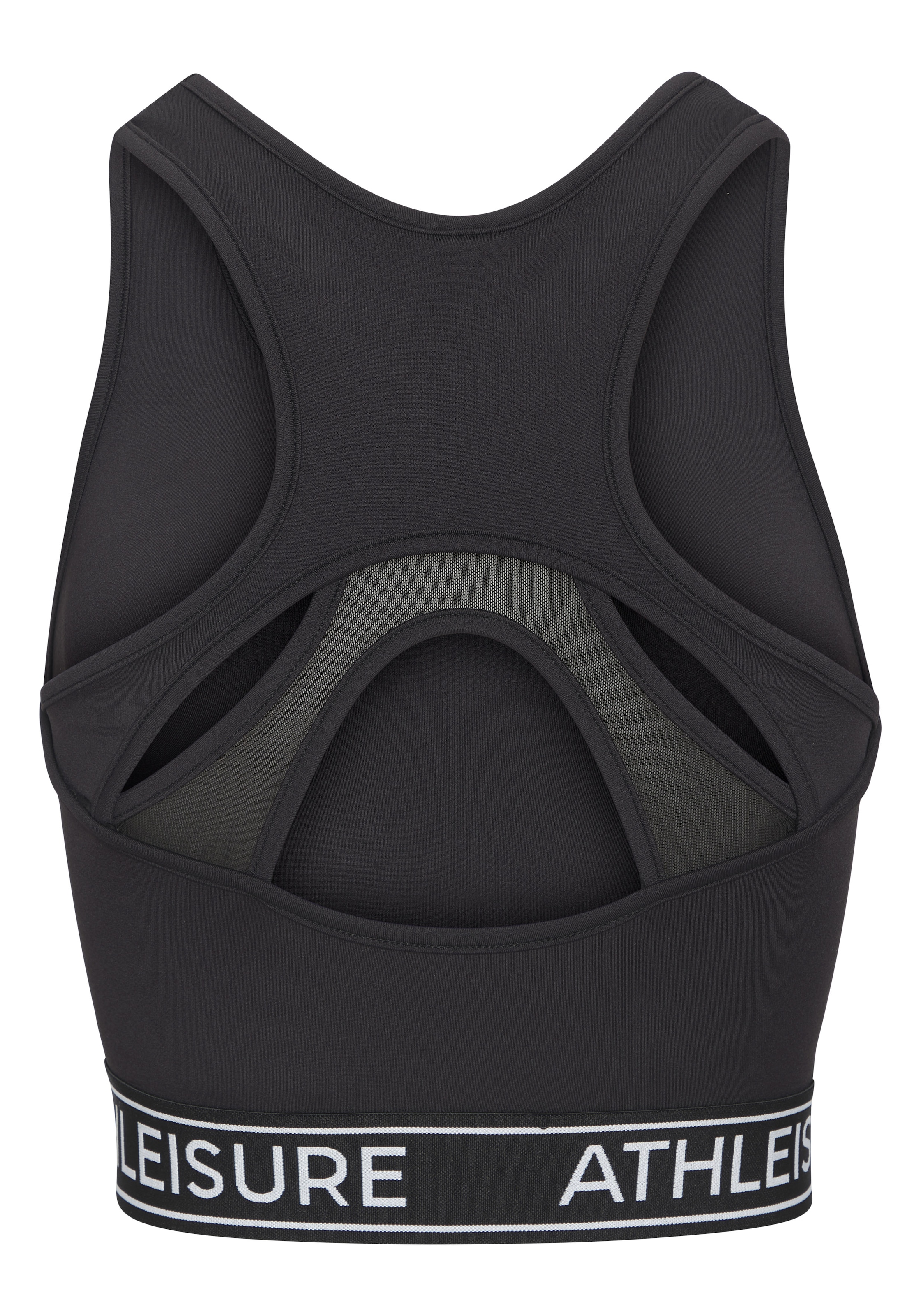 LASCANA ACTIVE Crop-Top avec dos tendance et insert en mesh