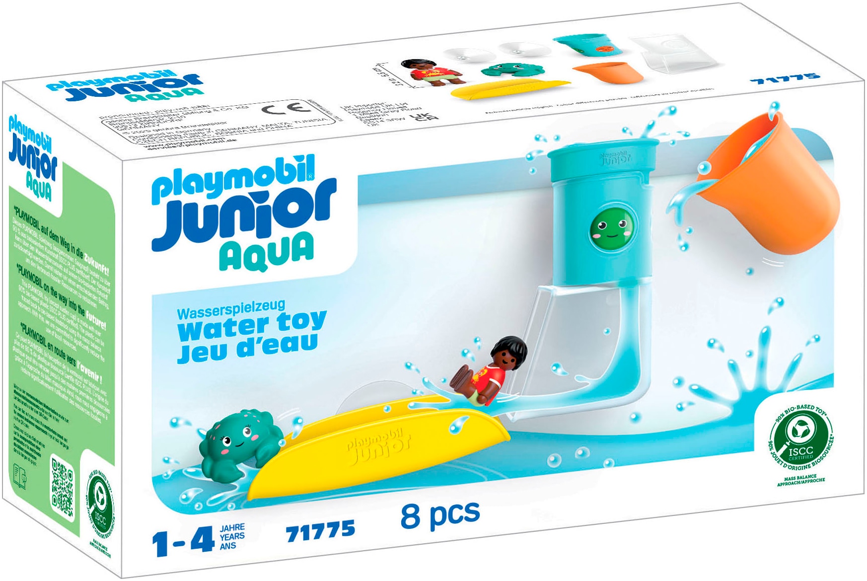 Playmobil® Konstruktions-Spielset »Wasserfalltank mit Rutsche (71775), Junior Aqua« Badespielzeug; Made in Europe