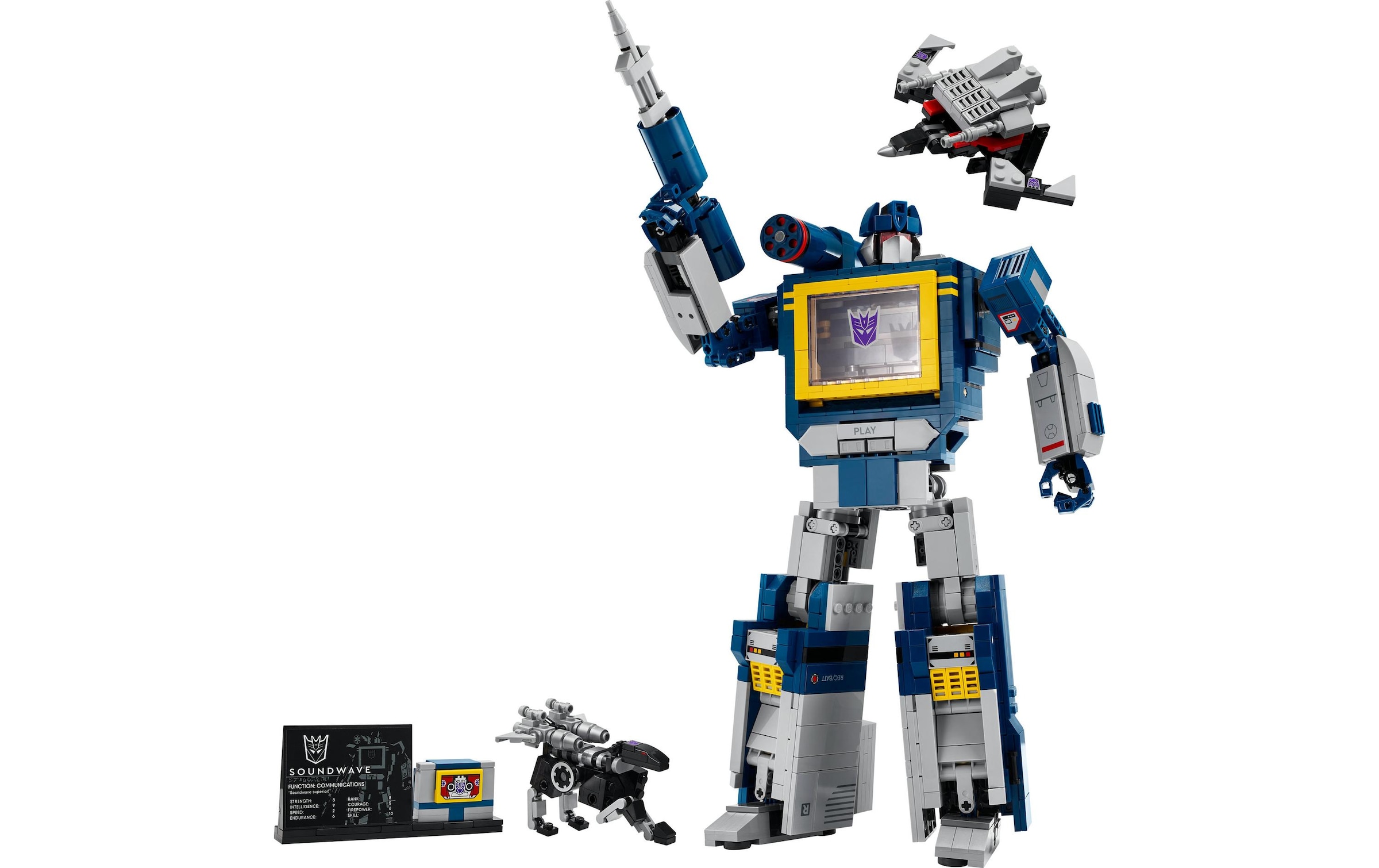 LEGO® Konstruktionsspielsteine »Icons Transformers: Soundwave 10358«