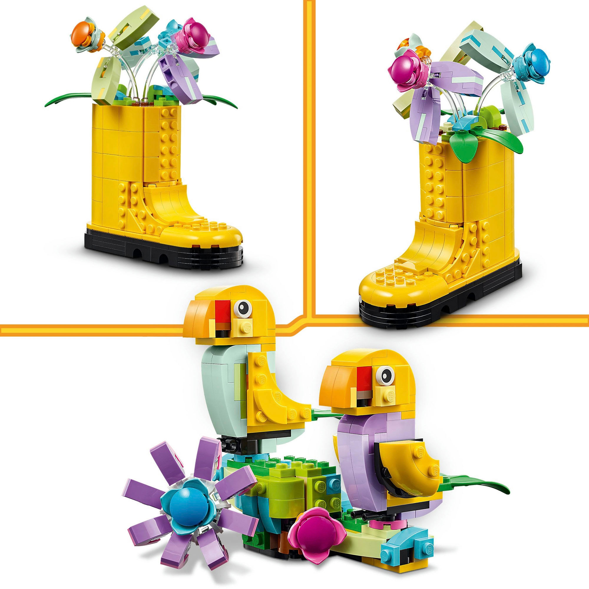 LEGO® Pions de construction »Giesskanne mit Blumen (31149), LEGO Creator 3in1« Made in Europe