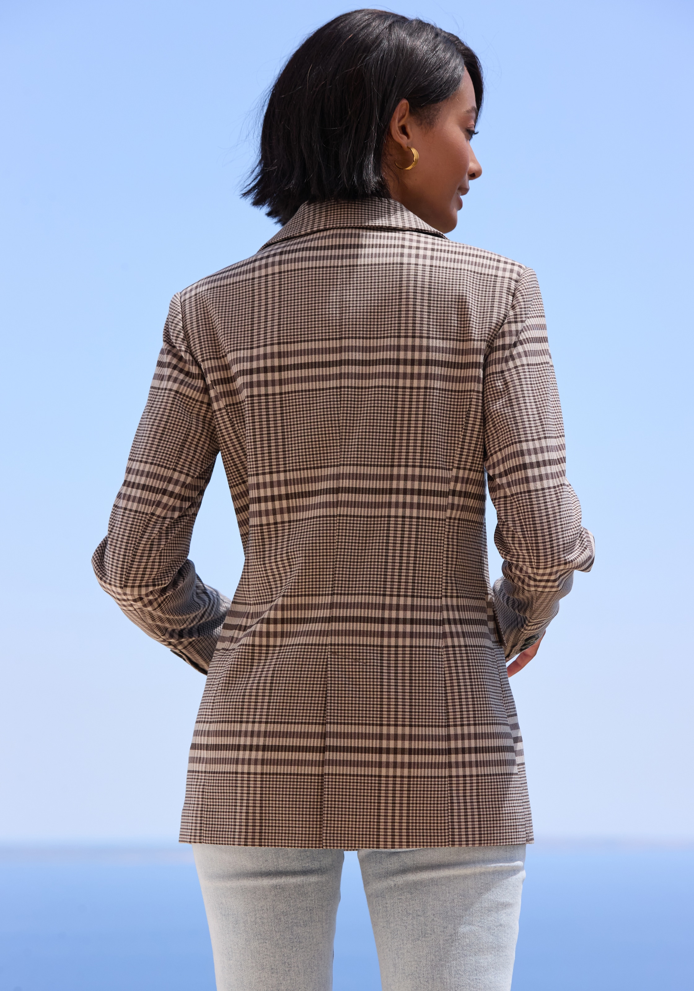 French Connection Blazer long blazer à carreaux