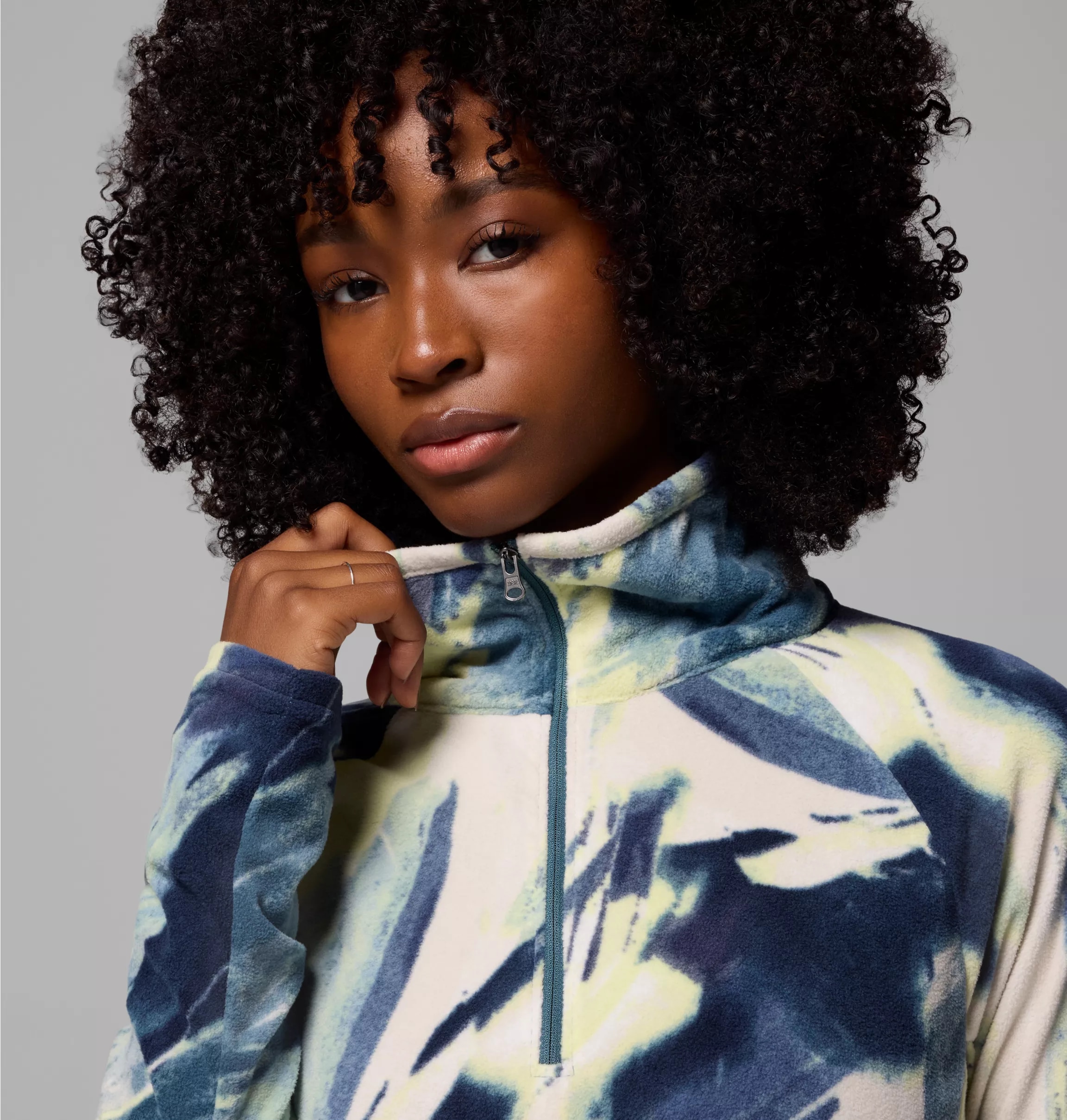 Columbia Pull en polaire »Glacial IV Print 1/2 Zip«, 1 cuis
