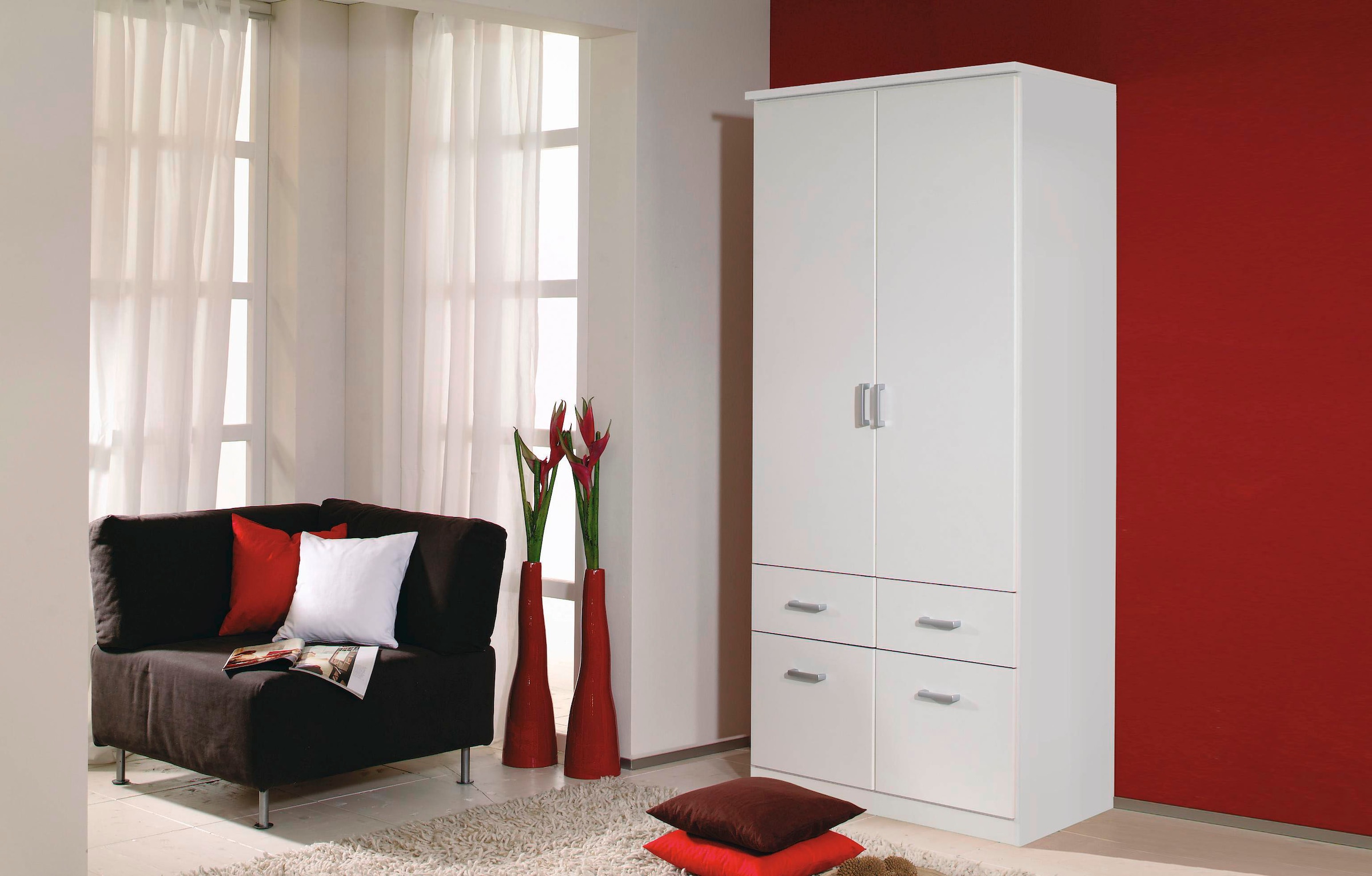 rauch Kleiderschrank »Kleiderschrank Schrank Garderobe deckenhoher Schrank BREMEN« in vielen Farben und Ausführungen MADE IN GERMANY