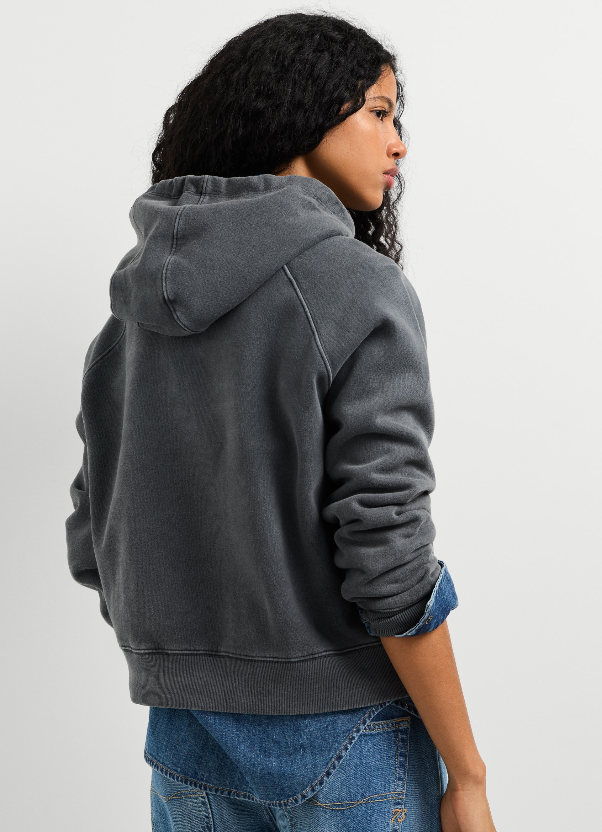 Pepe Jeans Hoodie »BEGO«, Qualité sweat avec aspect lavé
