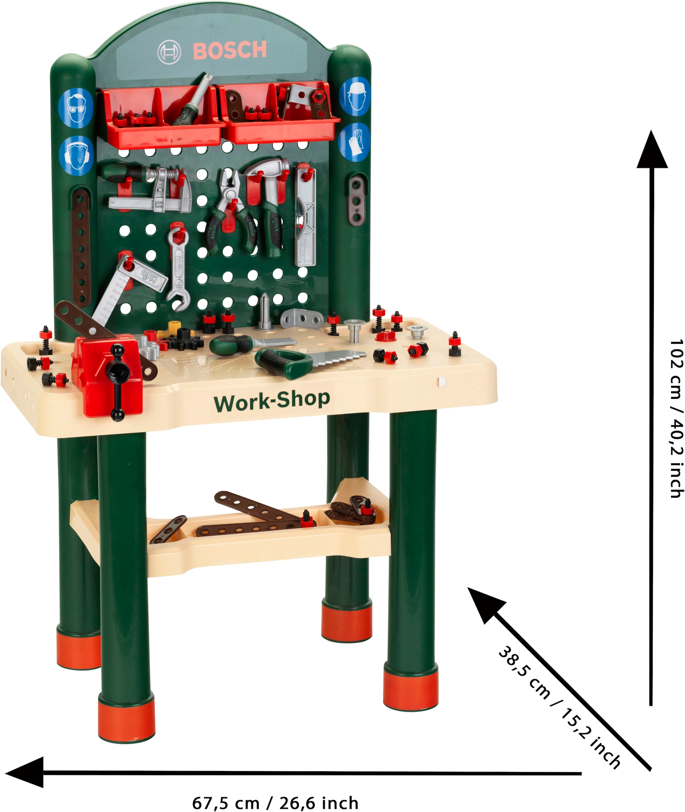 Klein Spielwerkbank »Bosch, Work-Shop« Made in Germany