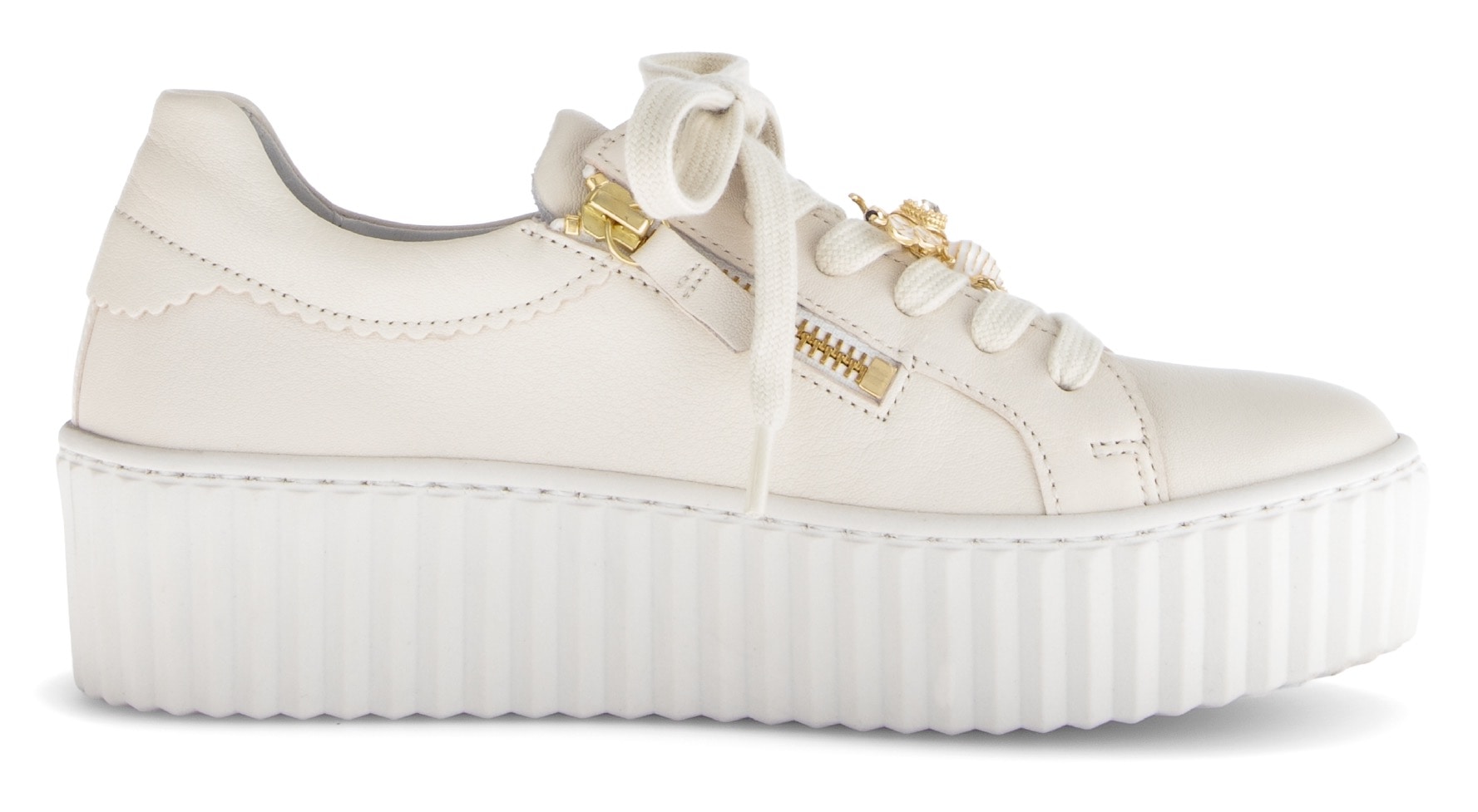 Gabor Baskets à plateforme  Freizeitschuh, Halbschuh, Schnürschuh mit modischem Schmuckelement