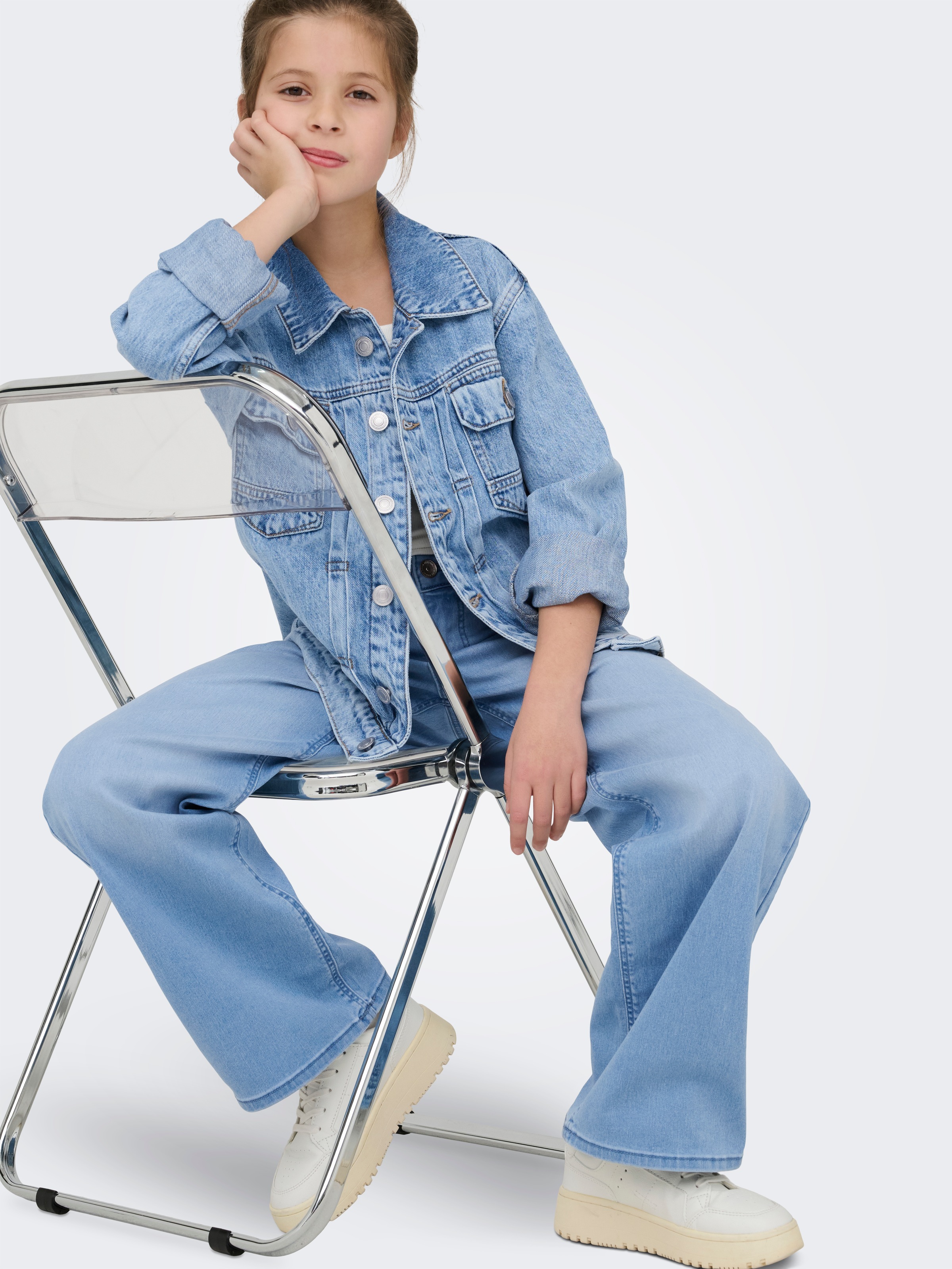 KIDS ONLY Weite Jeans »KOGSYLVIE CLEAN WIDE LEG LB DNM PIM NOOS«