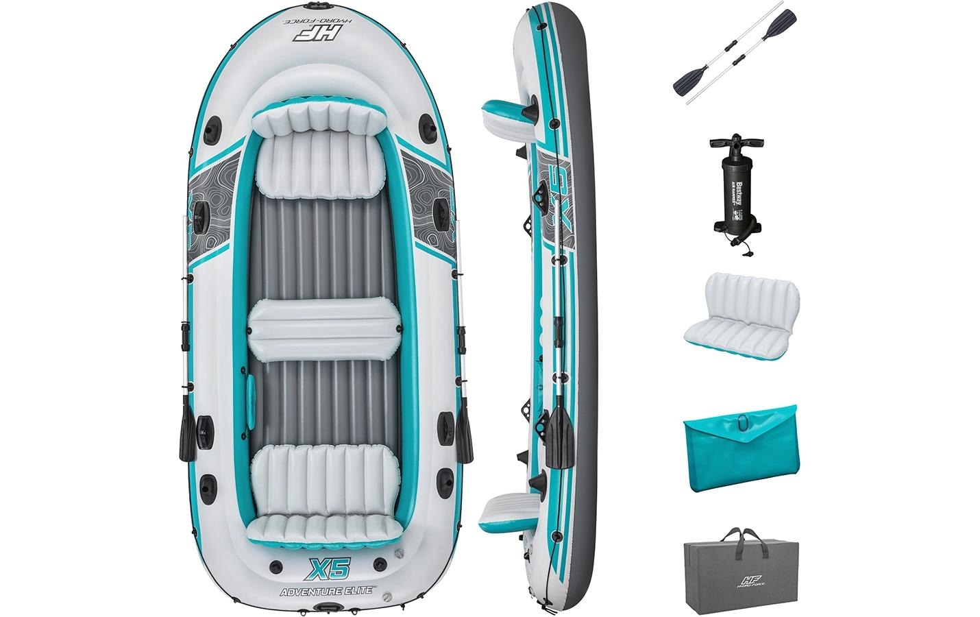 Bestway Schlauchboot »Hydro-Force Komplett-Set Adventure Elite X5« Gummiboot