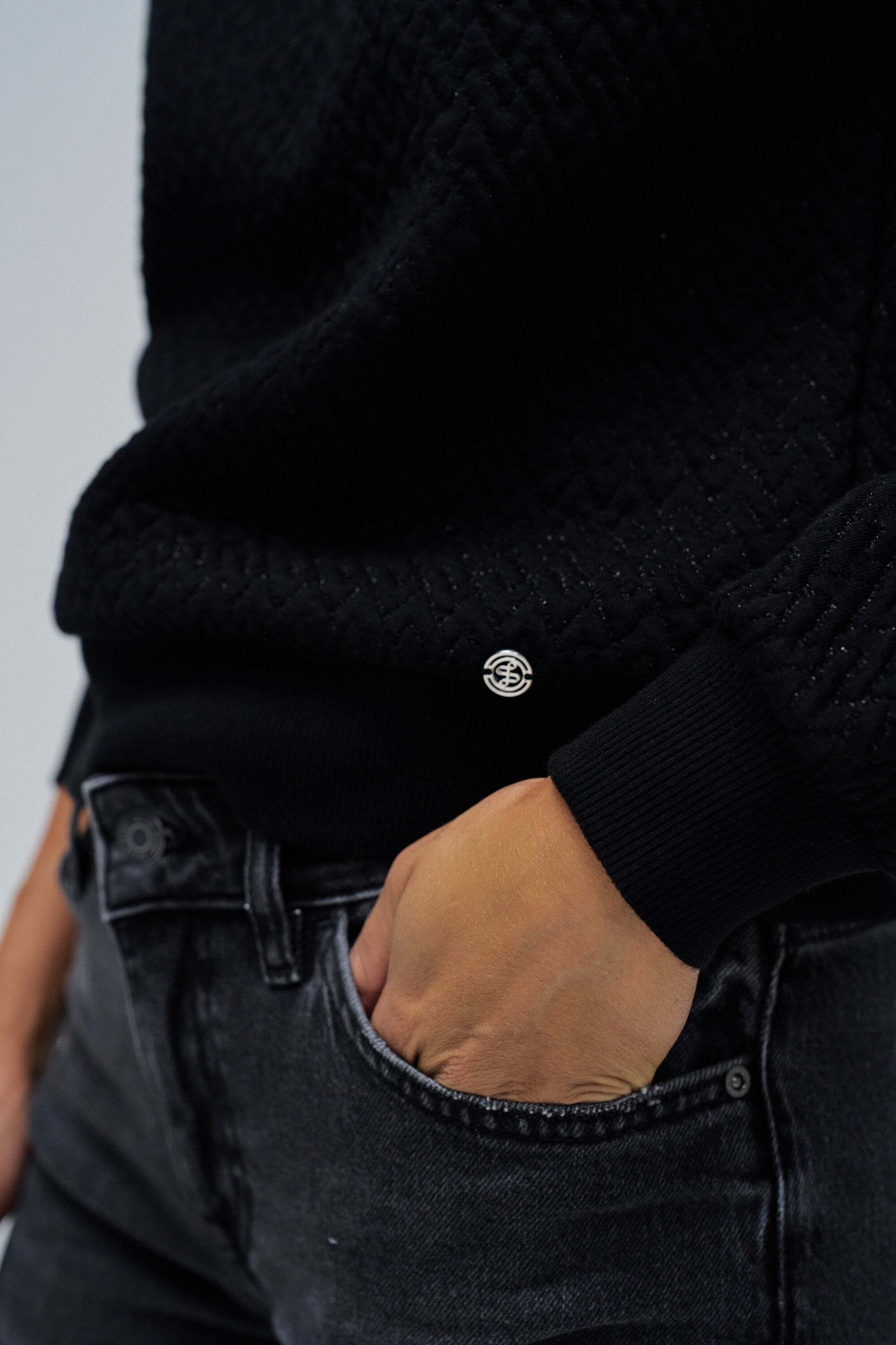 Salsa Sweatshirt »Salsa Jeans Sweatshirt Lurex Jacquard Sweatshirt«