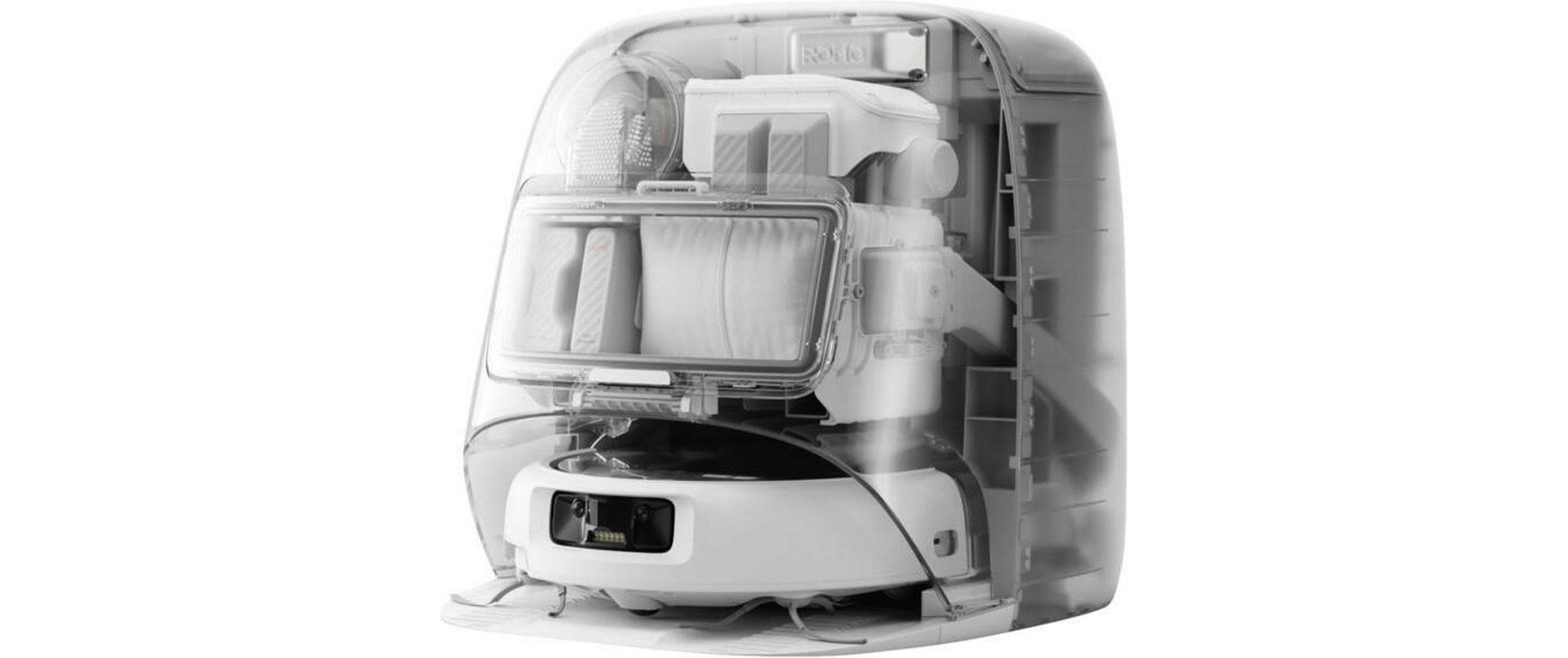 DJI Nass-Trocken-Saugroboter »ROMO P mit Clean Base«