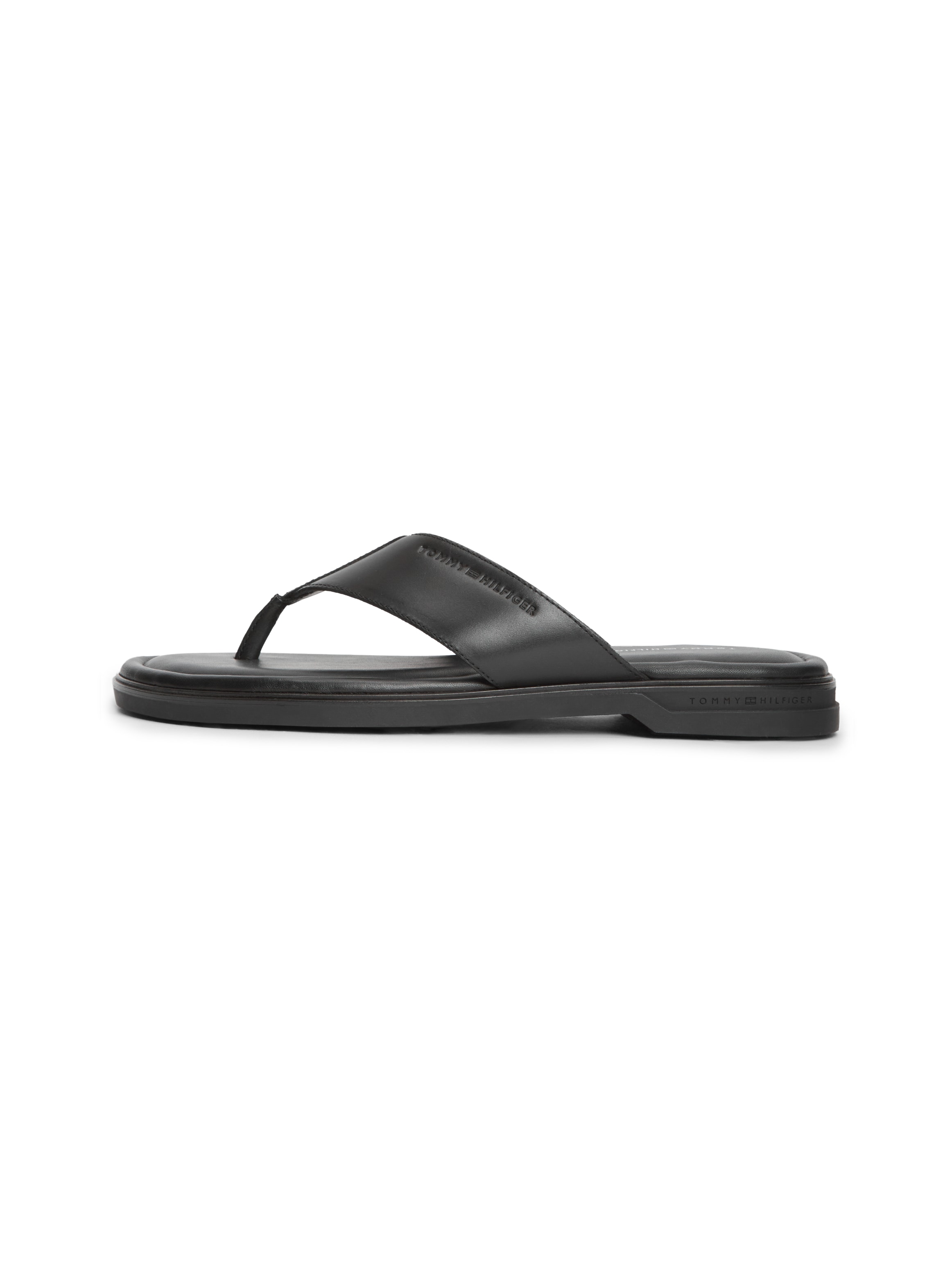 Tommy Hilfiger Séparateur d'orteils »PREMIUM COMFORT LTH TOE SANDAL«  Flats, Sommerschuh mit seitlicher Logoprägung