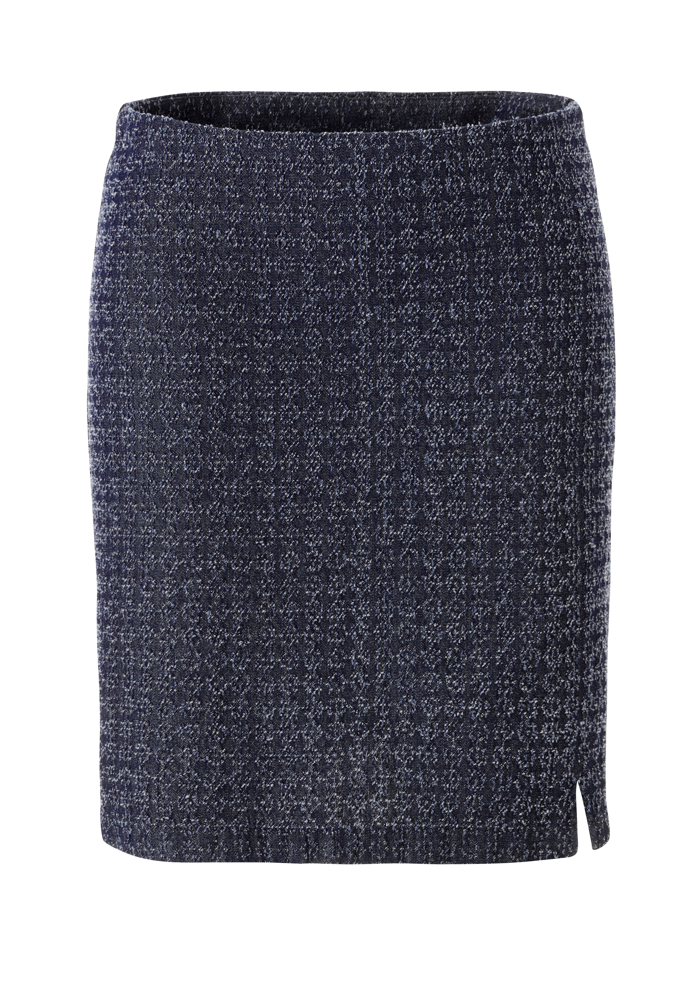 Aniston CASUAL Minijupe en denim jacquard structuré - NOUVELLE COLLECTION