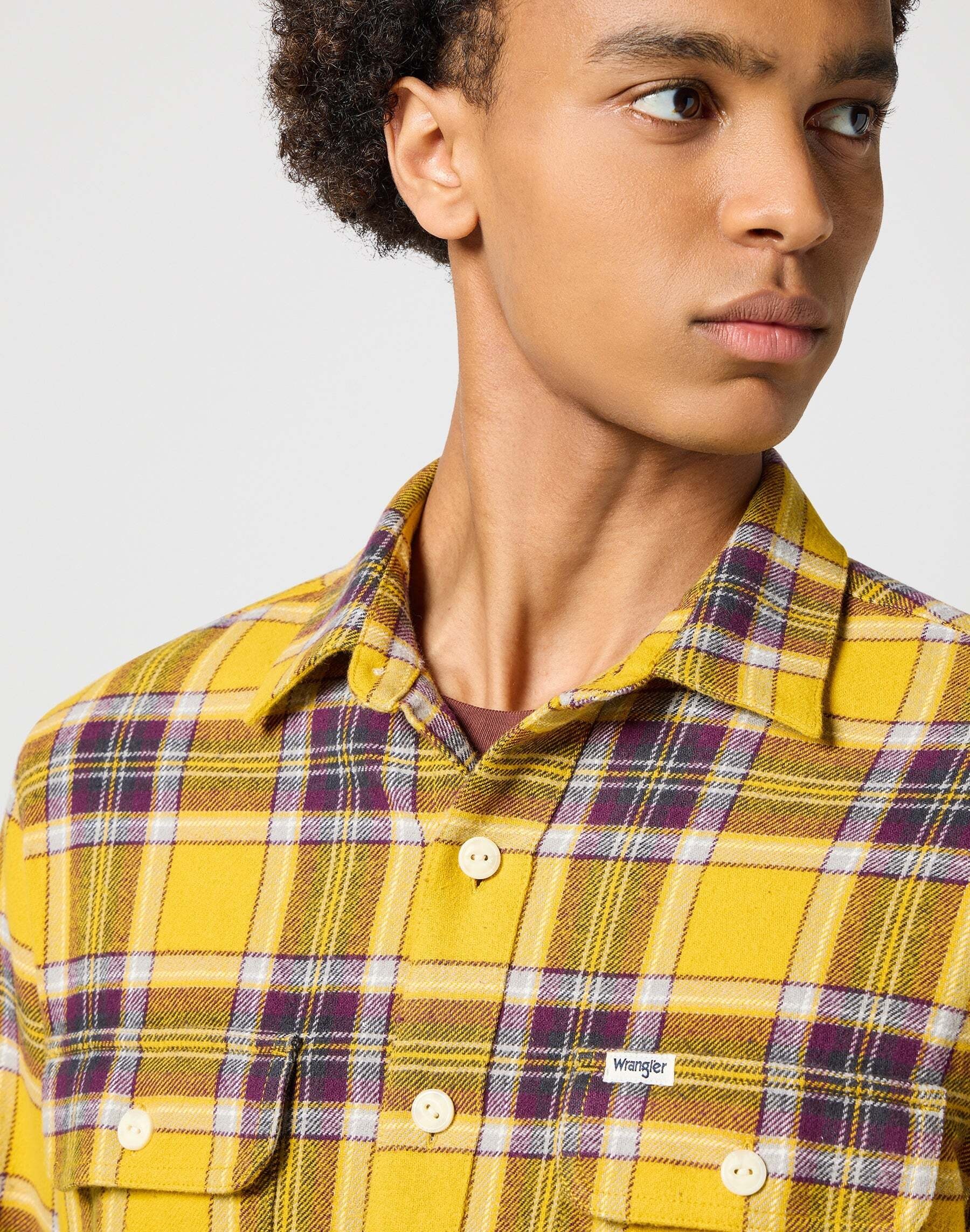 Wrangler Chemise à manches longues »WRANGLER Langarmhemd Two Pocket Shirt«