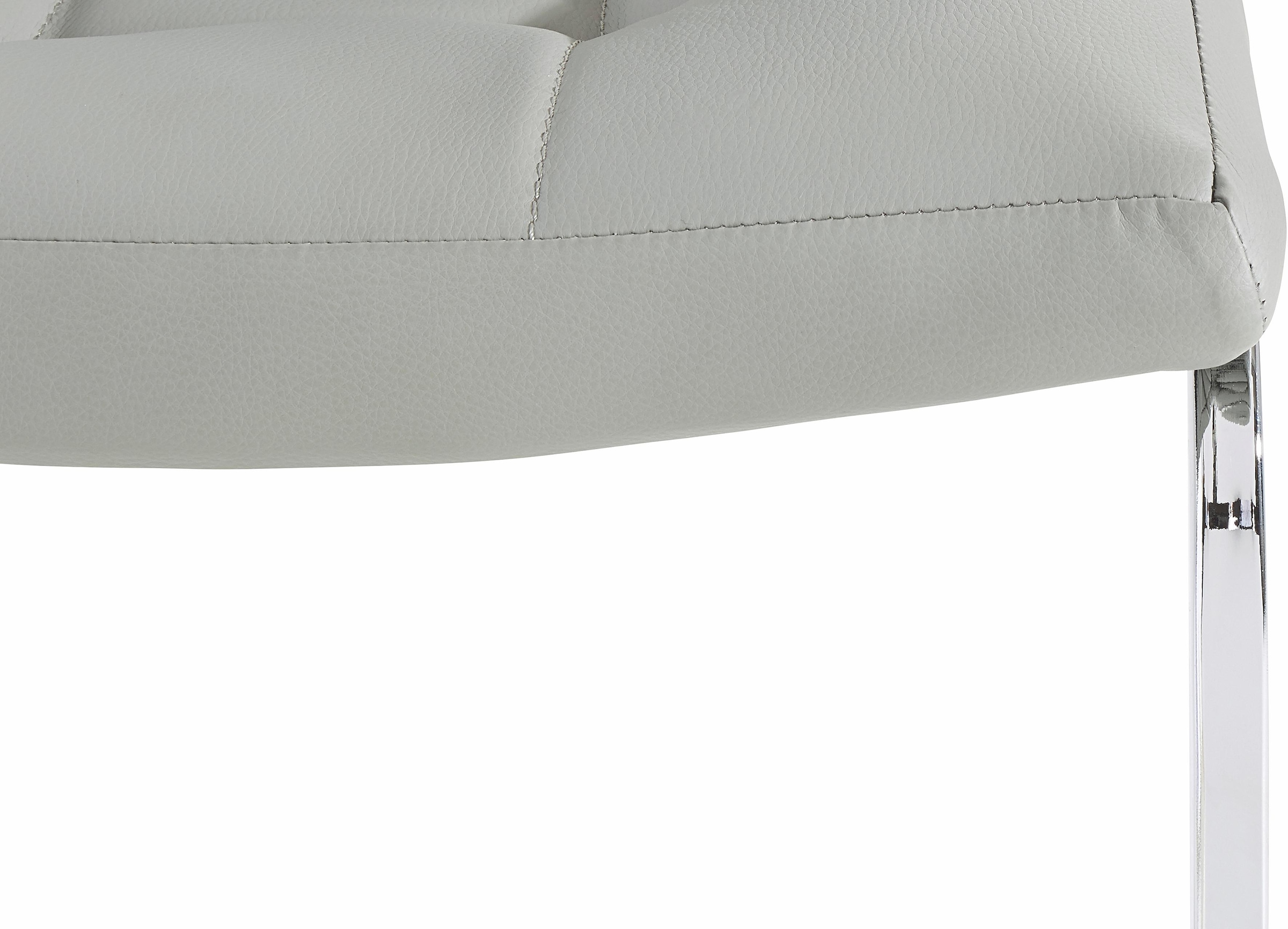 GOODproduct Chaise cantilever »Lola« (Set) 2 cuis2 oder 4 Stück, Bezug in Kunstleder oder Samtsoff, chrom Metallgestell