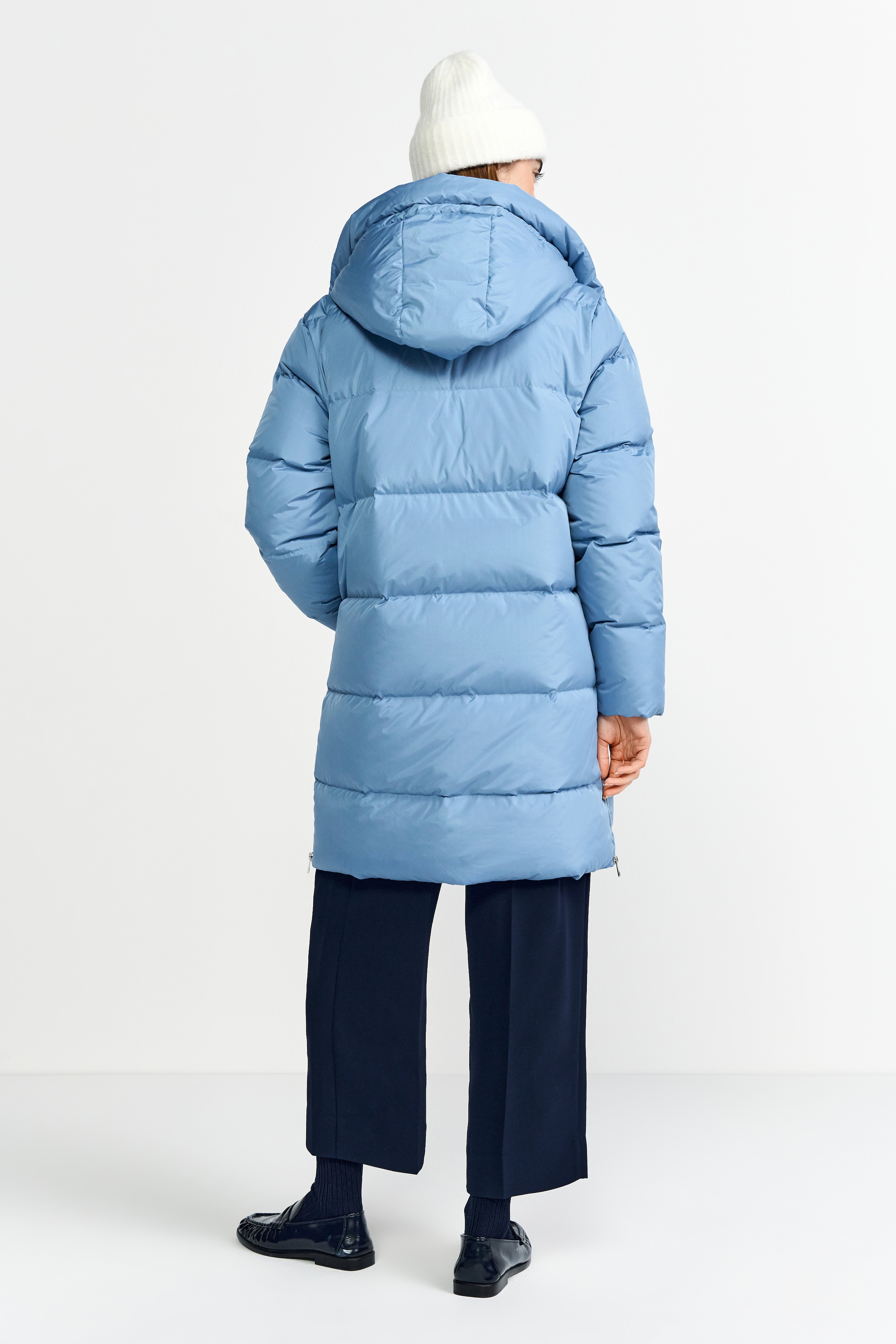 RICHROYAL Steppmantel oversized, mit Reissverschlüssen an den Seiten, Wintermantel