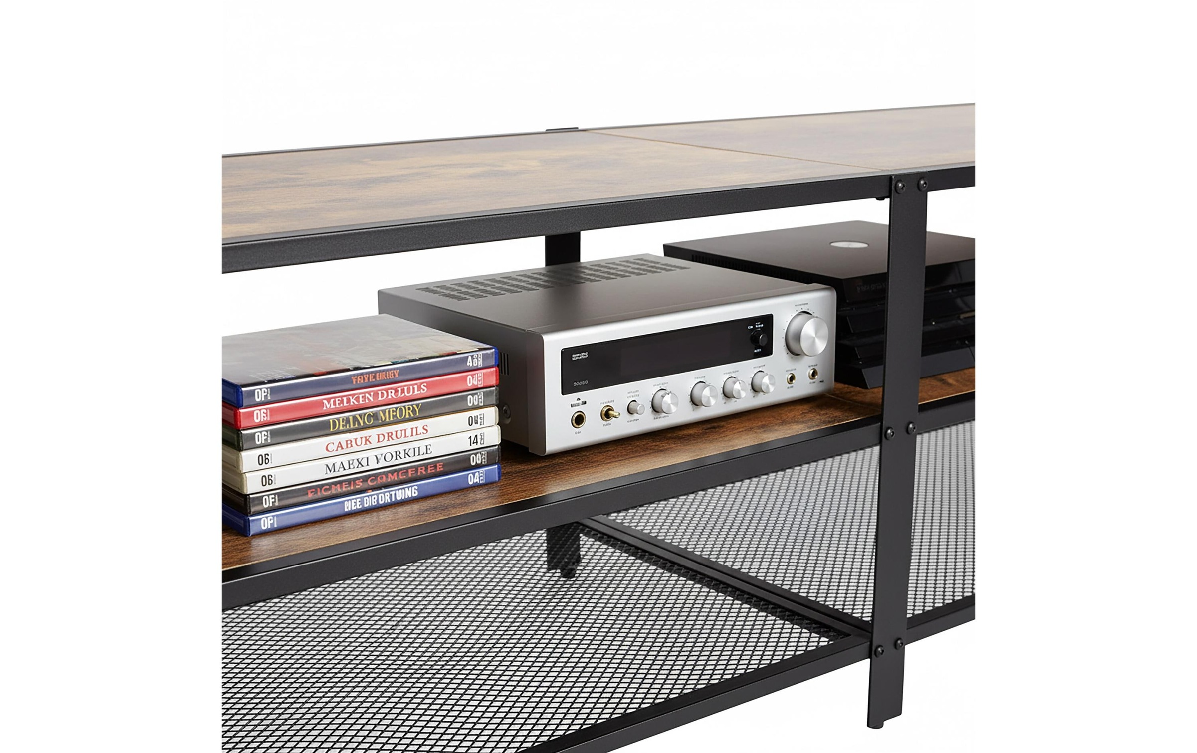 relaxdays Table basse »für 75 Zoll TV 52 x 180 cm«