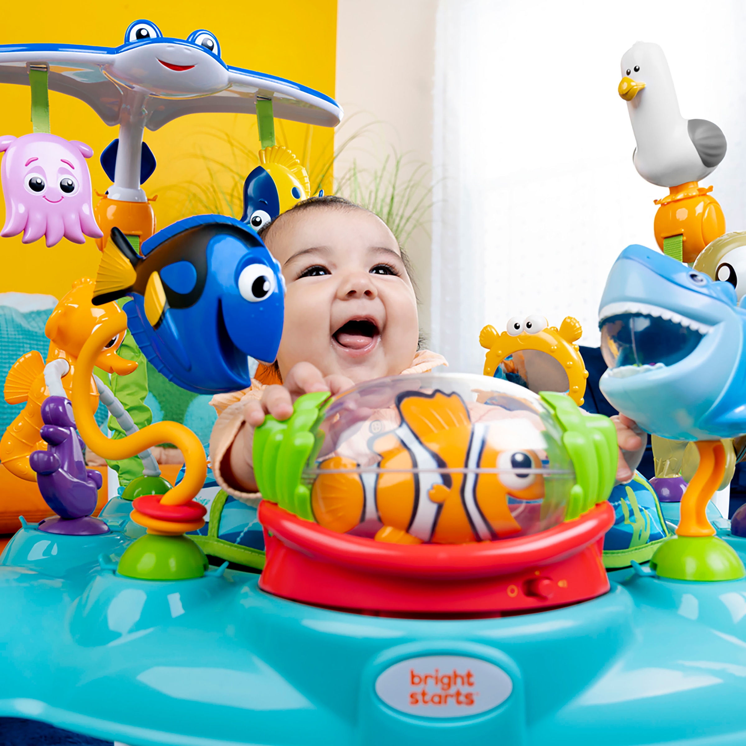 Bright Starts Spielcenter »Finding Nemo Sea of Activities Jumper« mit Licht- und Soundeffekt
