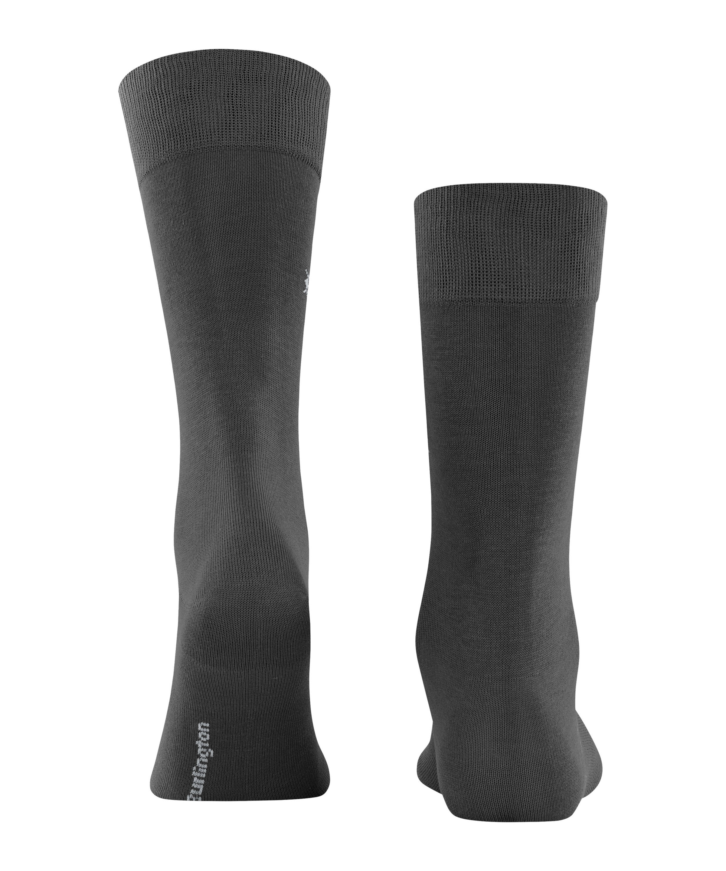Burlington Socken »Dublin« unifarben, Einheitsgrösse 40-46, Burlington-Logo