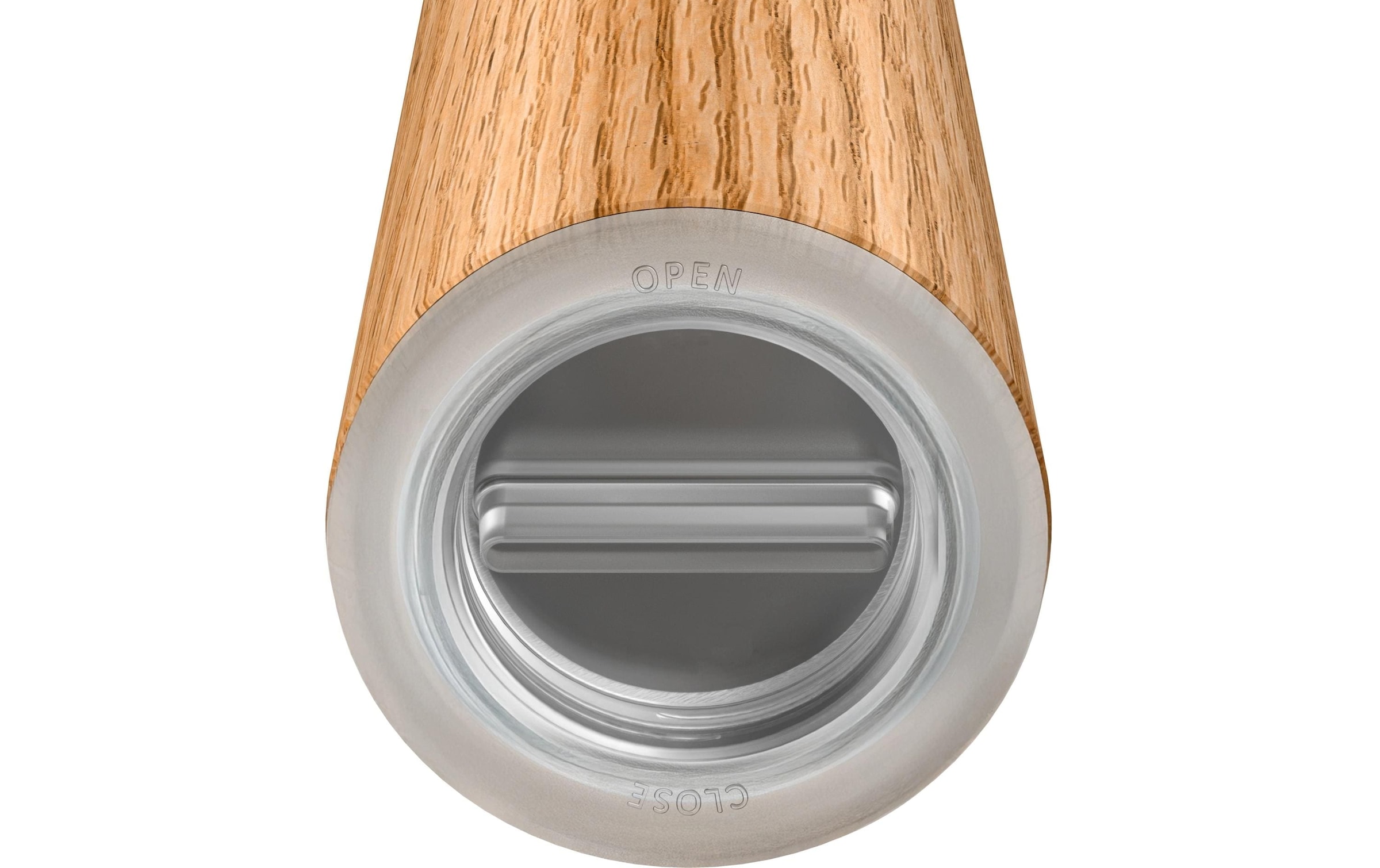 WMF Gewürzmühle »Nature Pro Edelstahl« Keramikmahlwerk, einstellbarer Mahlgrad, Aromaschutzdeckel, Holz