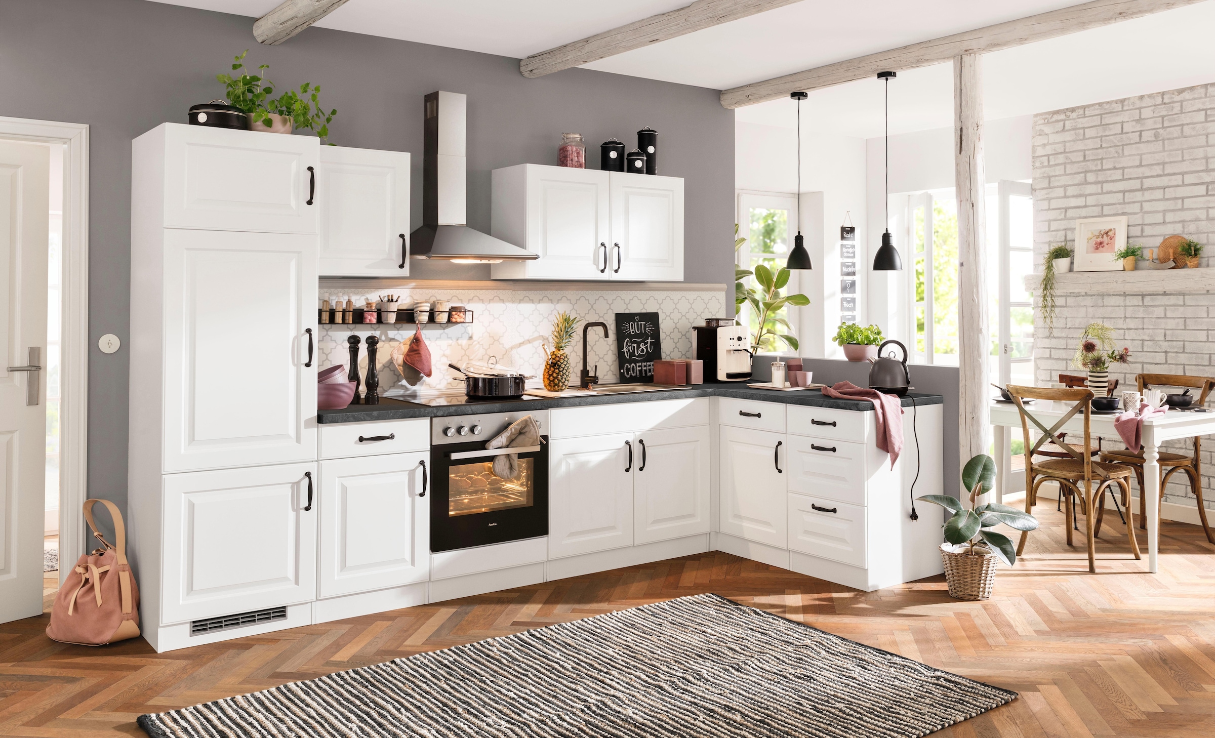 wiho Küchen Küchenzeile »Erla« ohne E-Geräte, Breite 270 cm