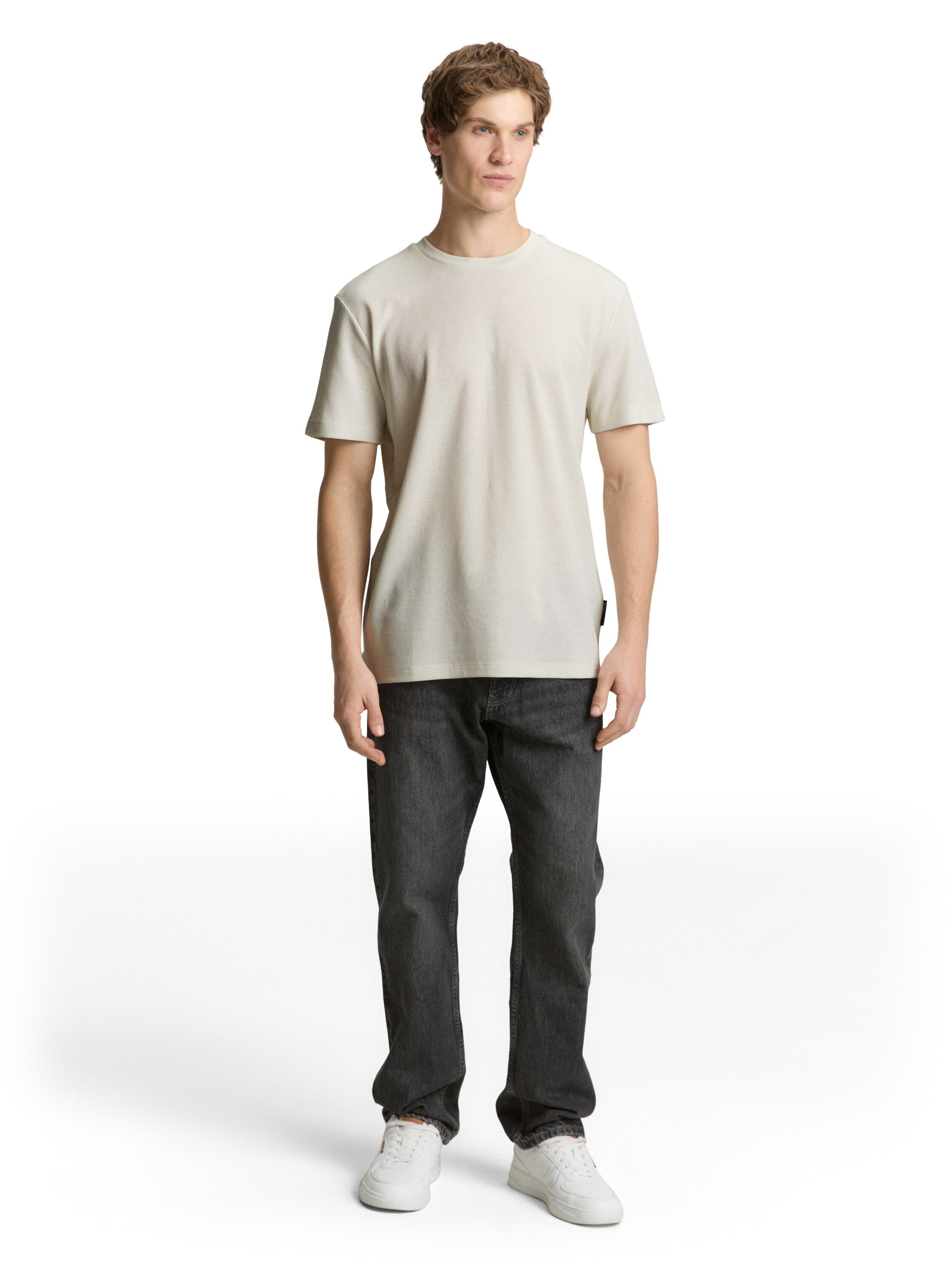 TOM TAILOR Denim T-shirt en qualité piqué