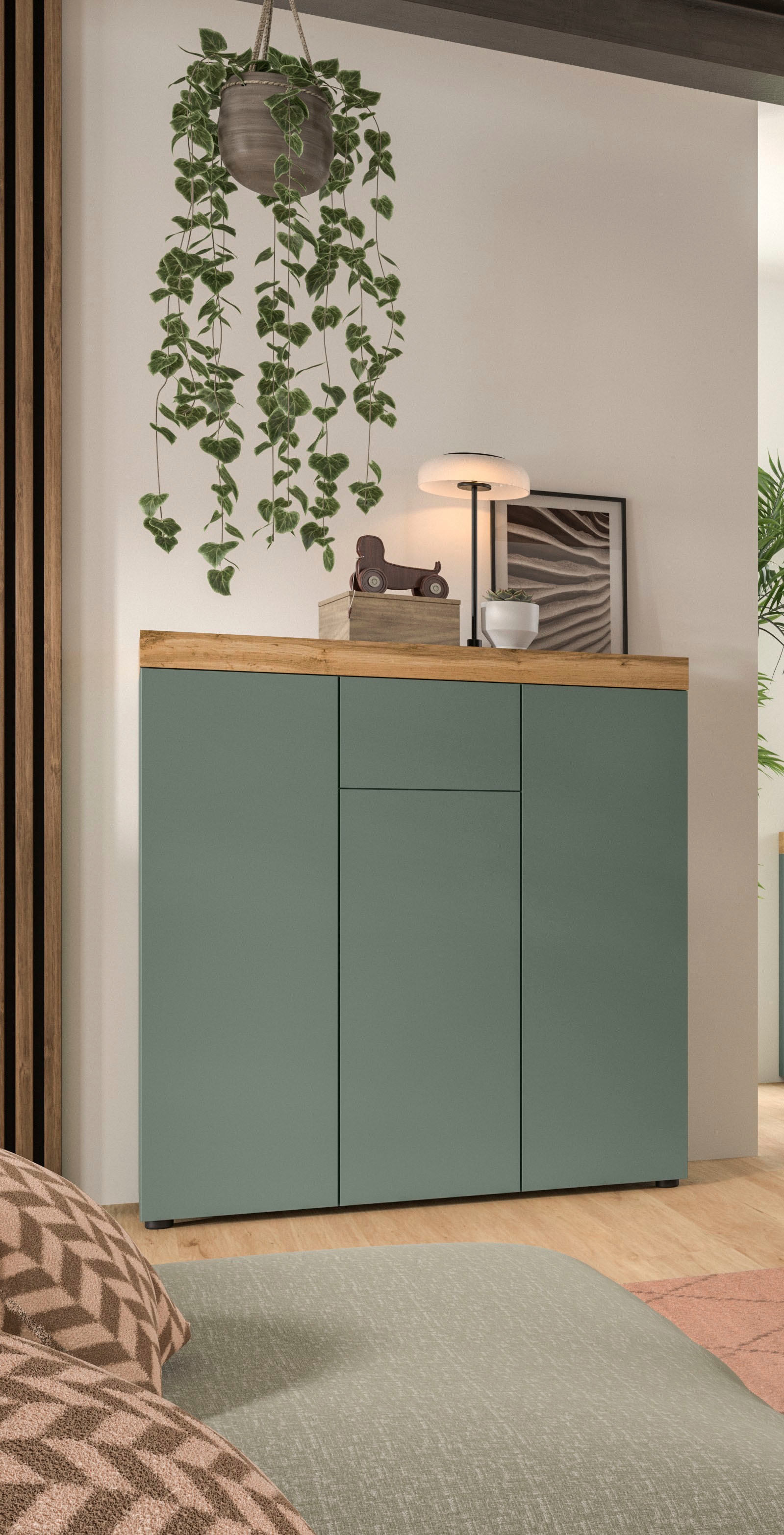 GOODproduct Buffet haut »MAMBO, TOPSELLER!, Höhe 115 cm, in verschiedenen Farben erhältlich« 2 farbige Ausführung, in verschiedenen Farben erhältlich, 1 cuis tlg. Kommode, Sideboard, Wohnzimmer, Schlafzimmer