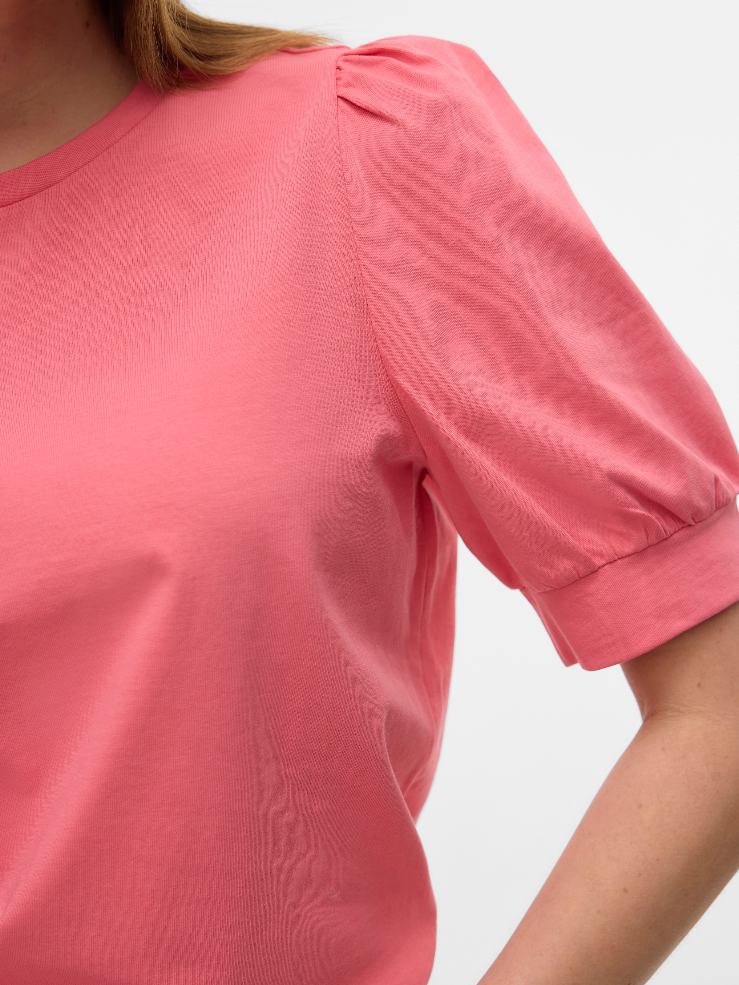 Vero Moda T-Shirt »VMKERRY 2/4 O-NECK TOP VMA JRS NOOS« mit Rundhalsausschnitt