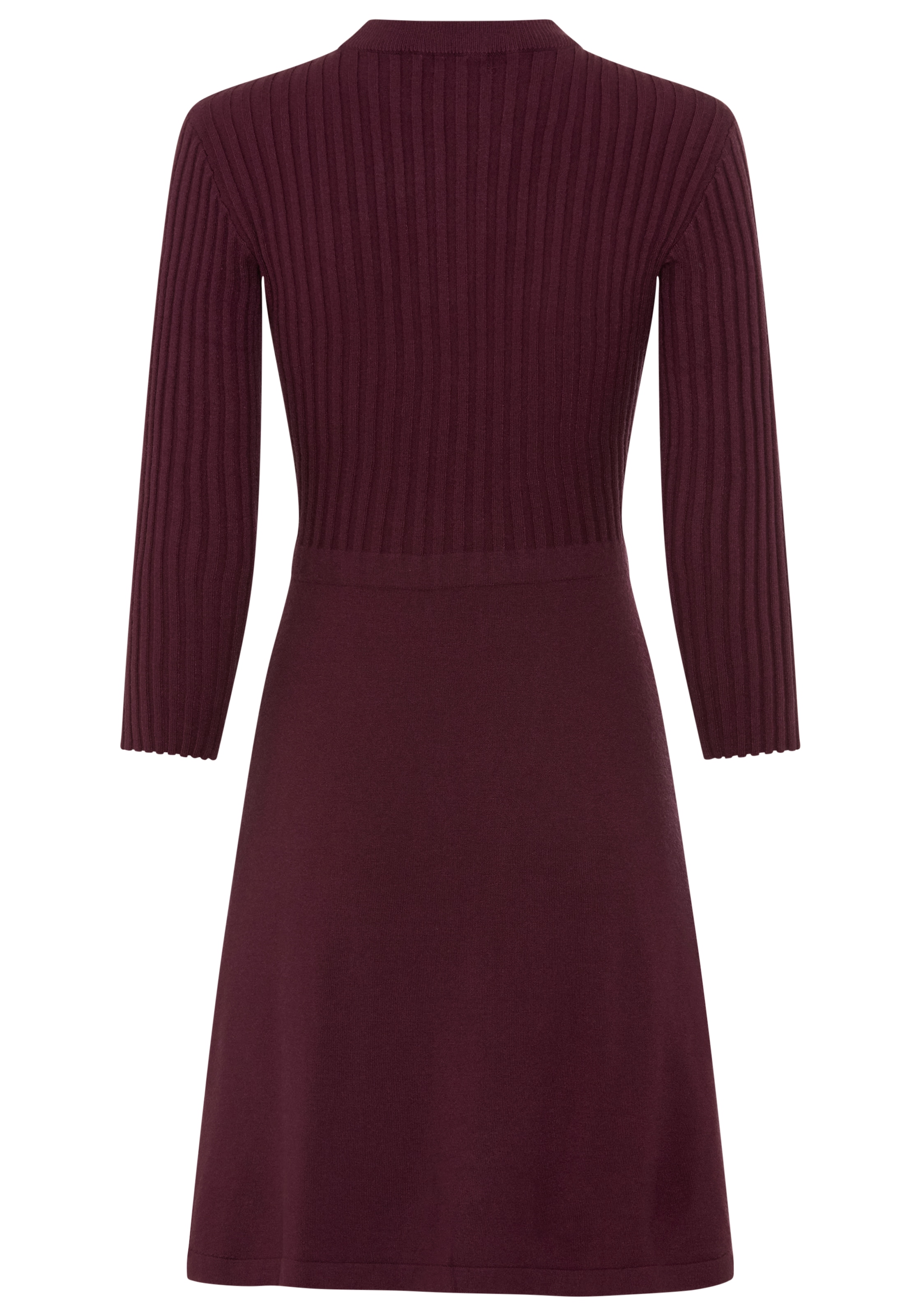 Bruno Banani Robe en tricot Sans poches avec coupe évasée, longueur mini, aussi en grandes tailles